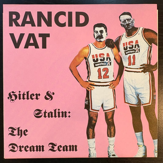 Rancid Vat, "Hitler & Stalin: The Dream Team" (7") (Dark Green Marbled) [VG Used]