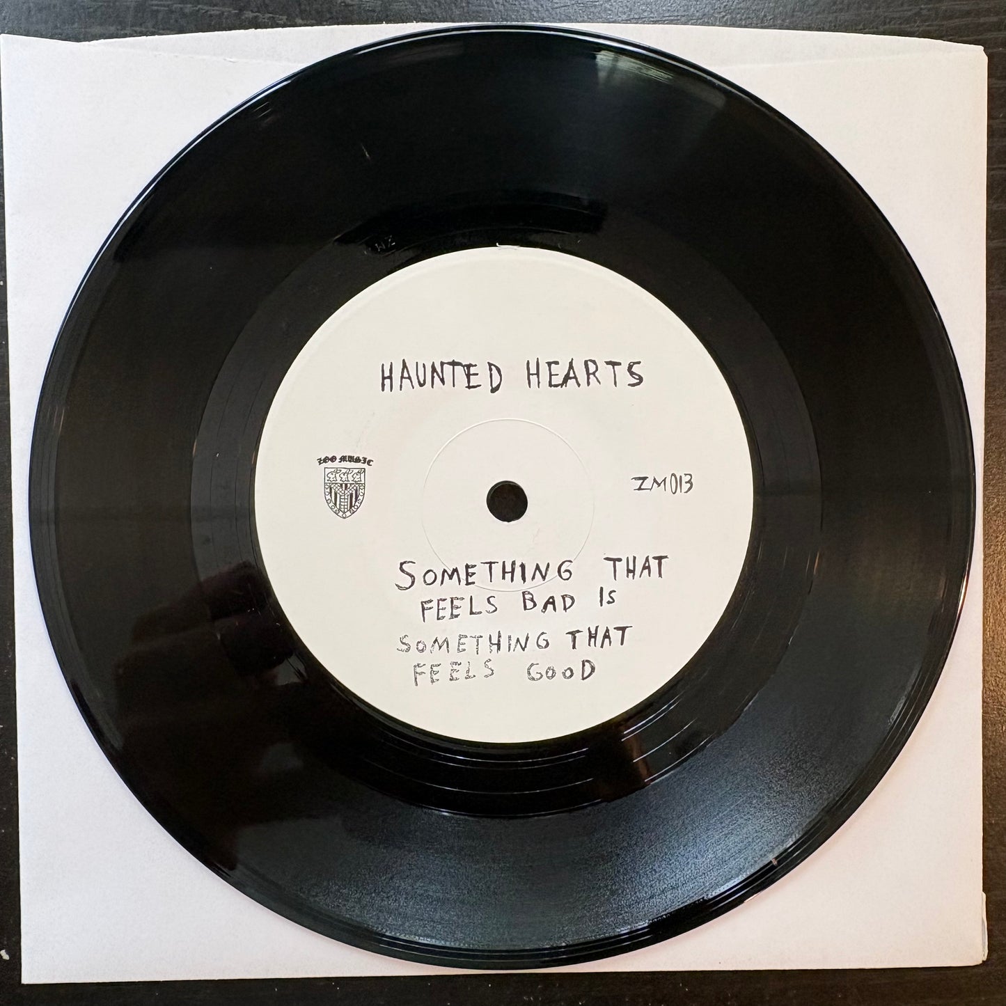 Haunted Hearts, "Something That Feels Bad Is Something That Feels Good" (7") [VG Used]