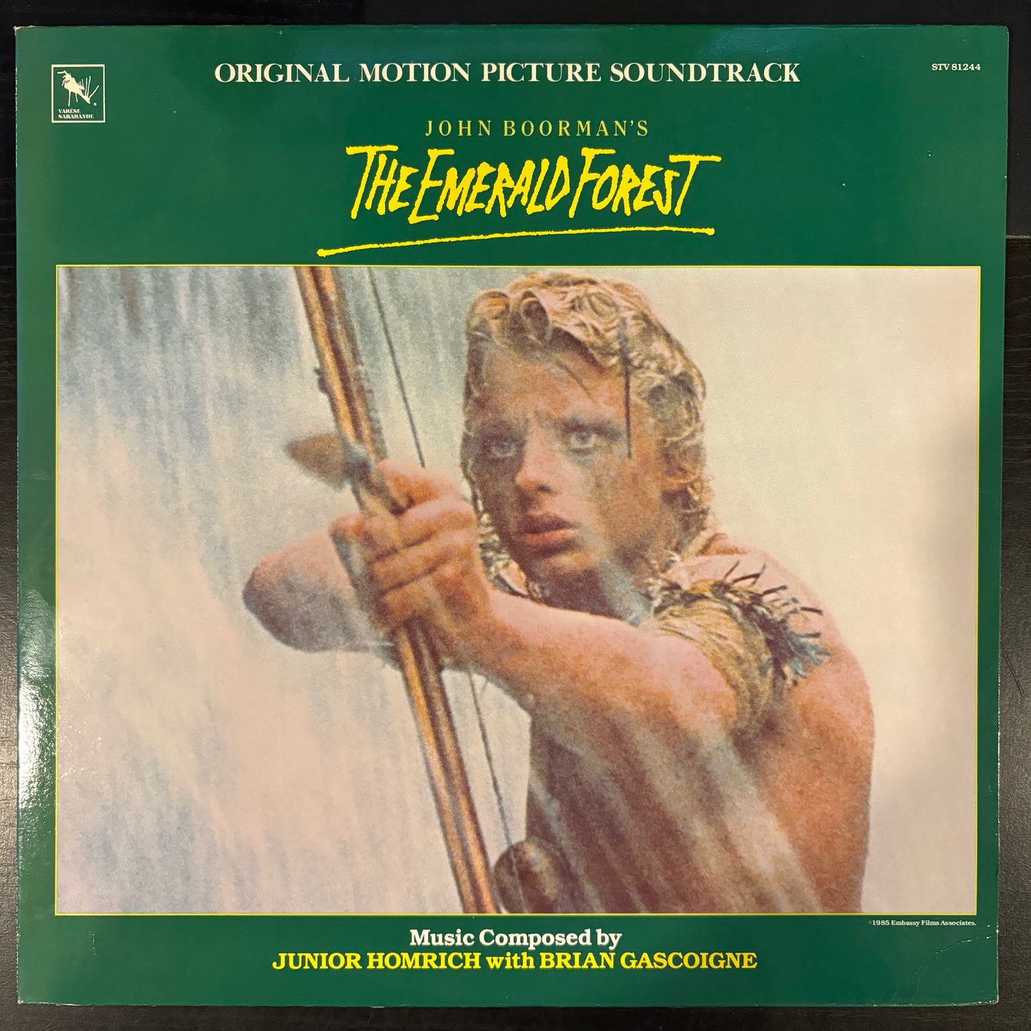 Junior Homrich with Brian Gascoigne, "The Emerald Forest Soundtrack" [VG Used]