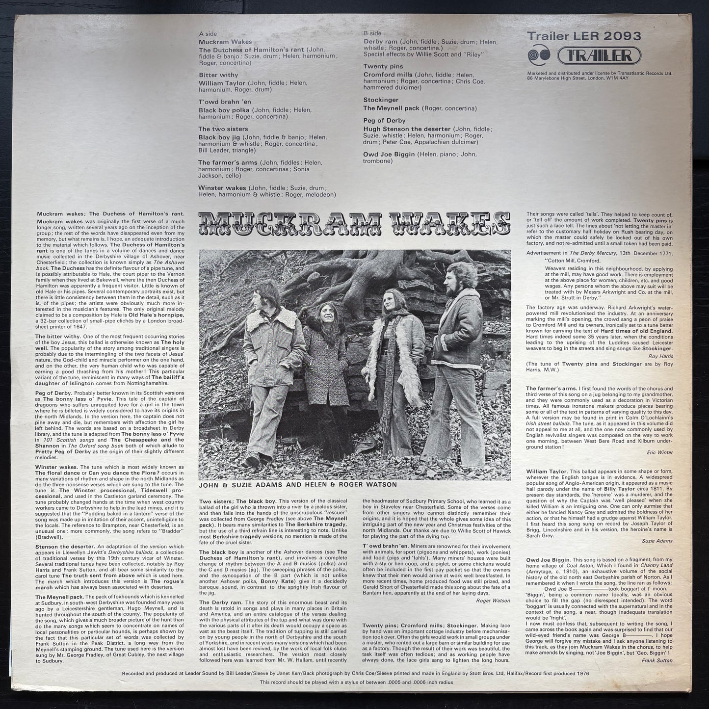 Muckram Wakes, "Muckram Wakes" [VG Used]