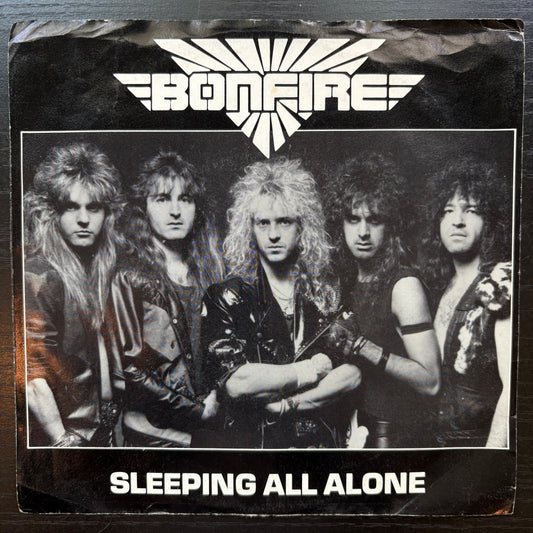 Bonfire, "Sleeping All Alone" (7") [VG Used]