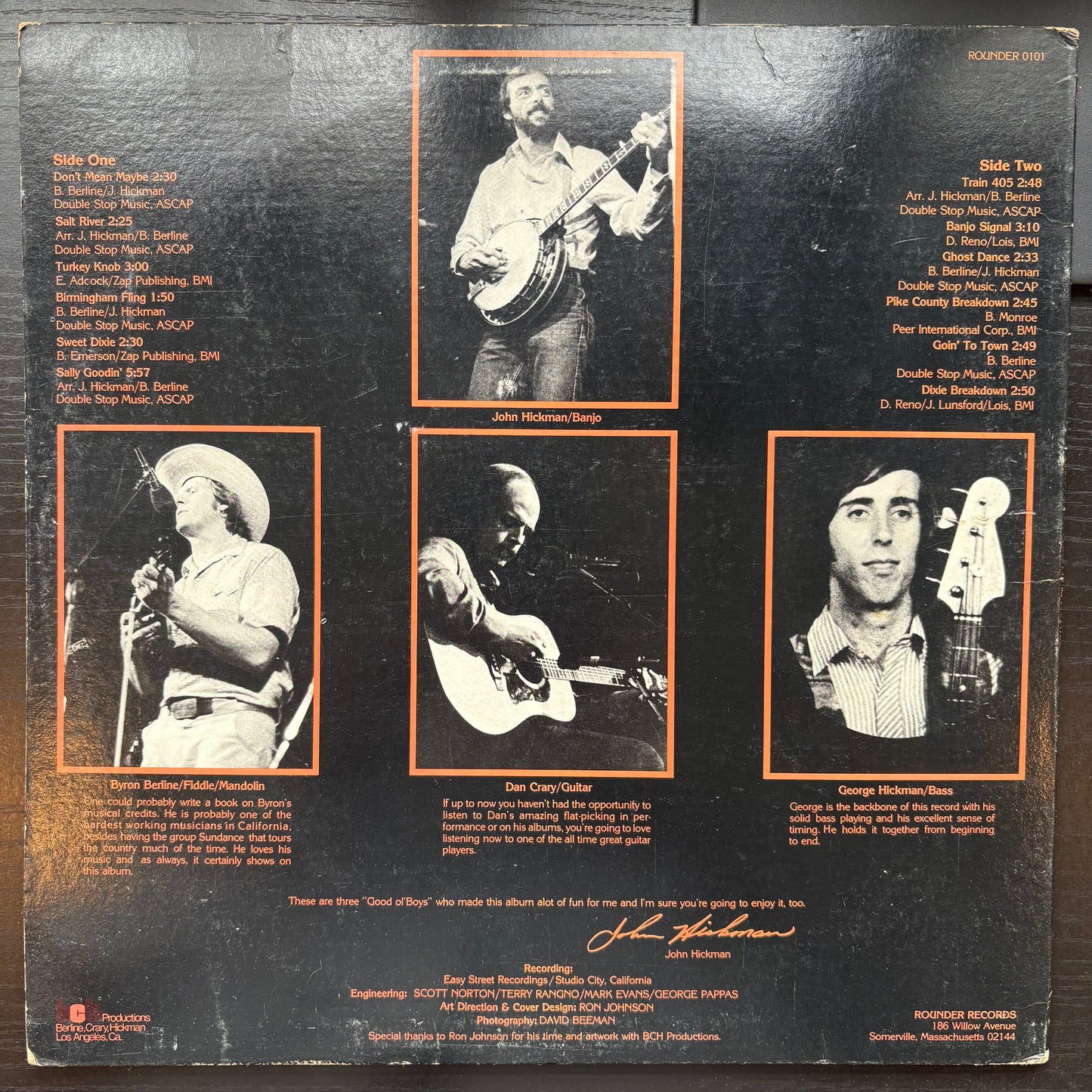 John Hickman, "Don't Mean Maybe" [VG Used]