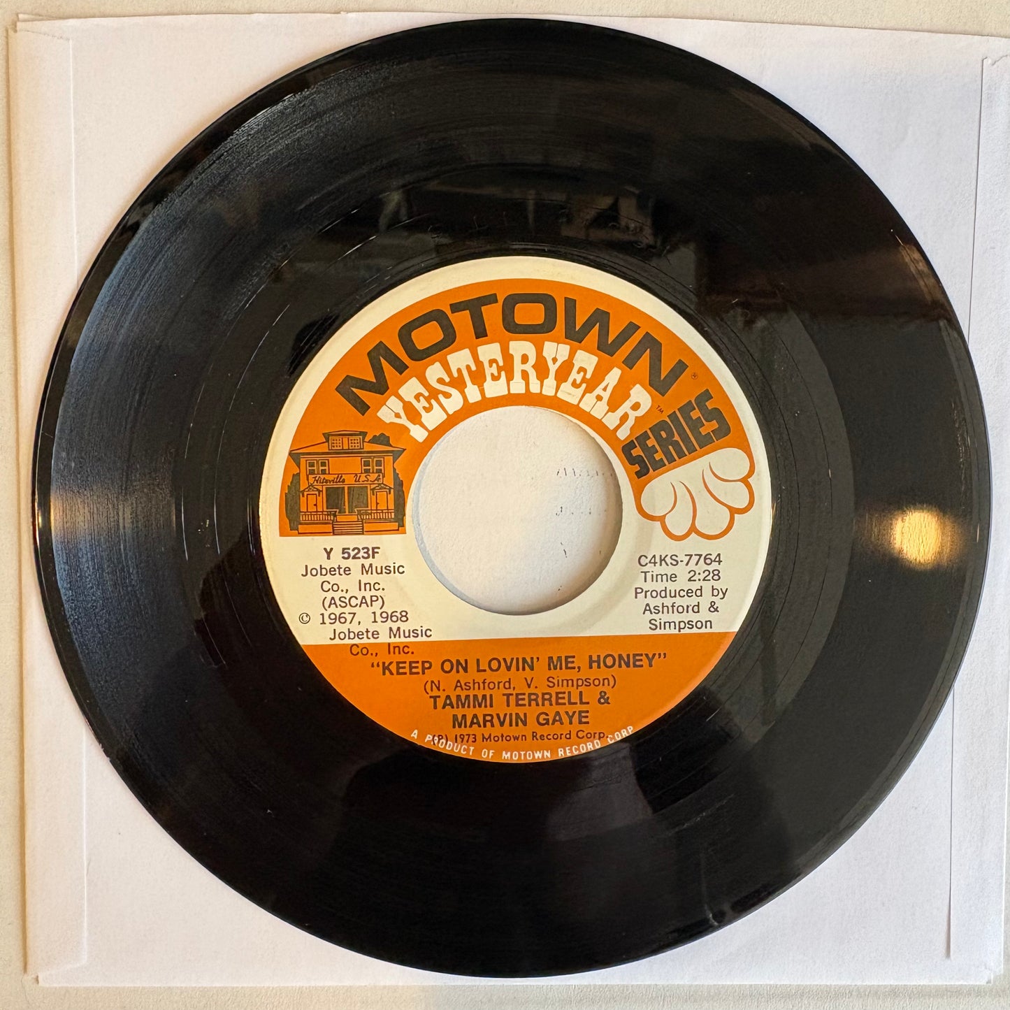 Tammi Terrell & Marvin Gaye, "If This World Were Mine / Keep on Lovin' Me, Honey" (7") [VG Used]