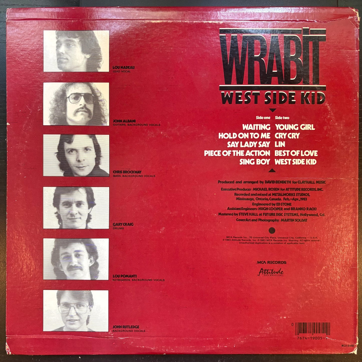 Wrabit, "West Side Kid" [VG Used]