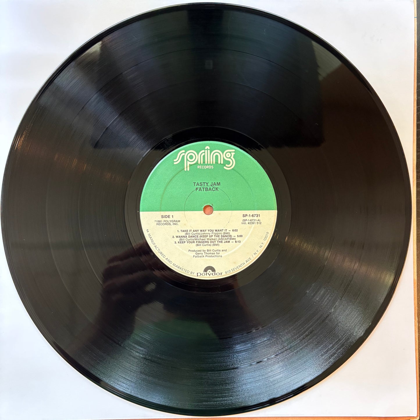 Fatback, "Tasty Jam" (LP) [VG Used]