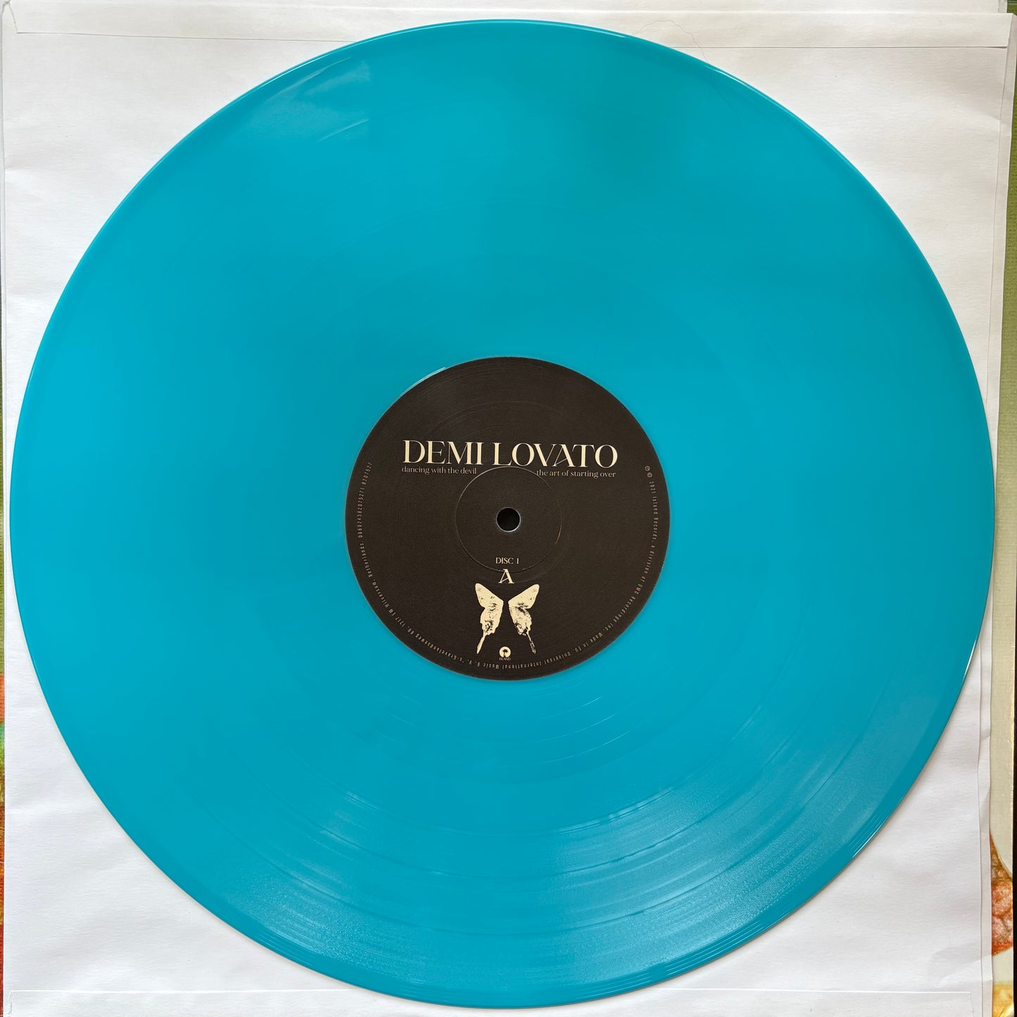 Demi Lovato, "Dancing With the Devil - The Art of Starting Over" (Turquoise Vinyl) [EX Used]