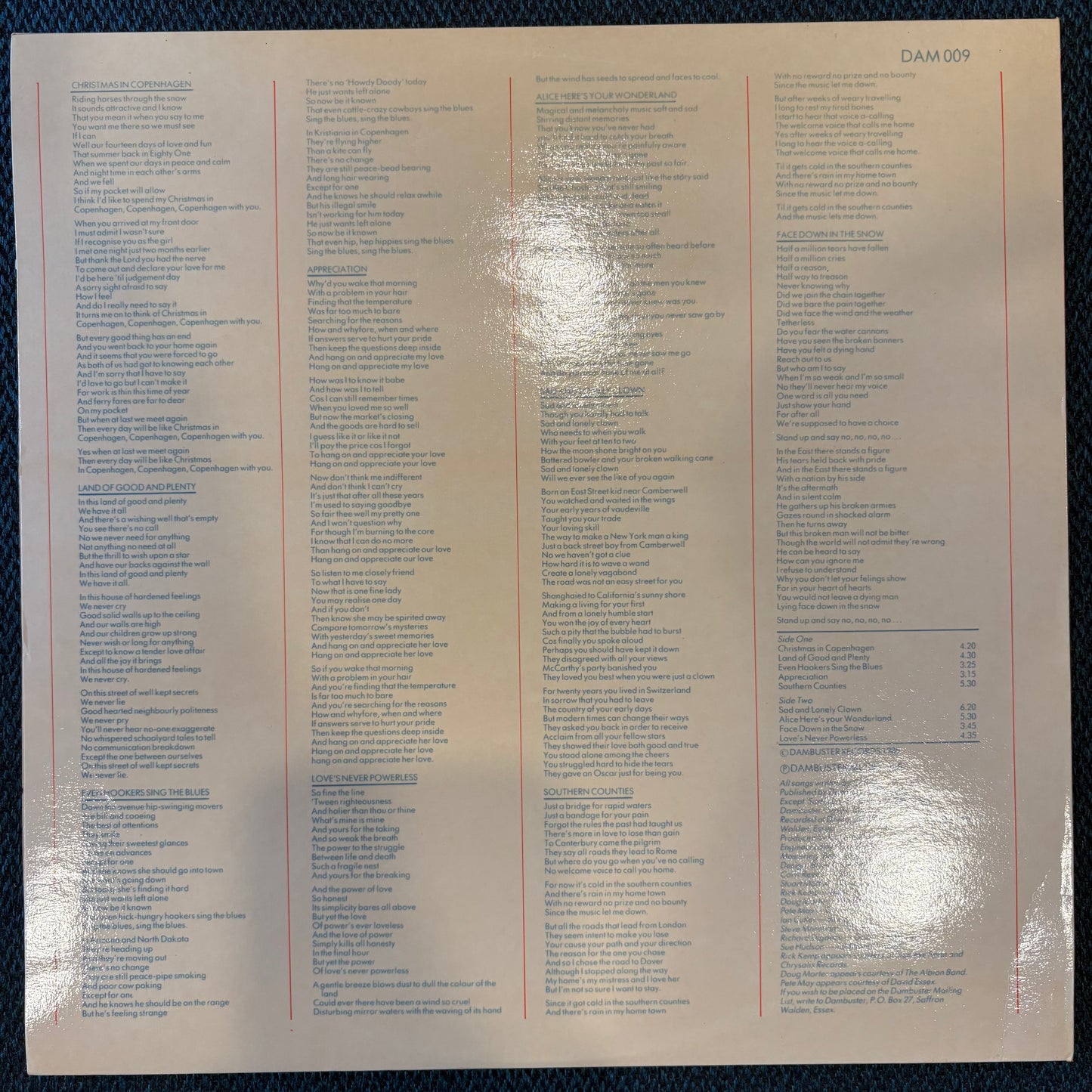 Colin Reece, "Well Kept Secrets" [EX Used]