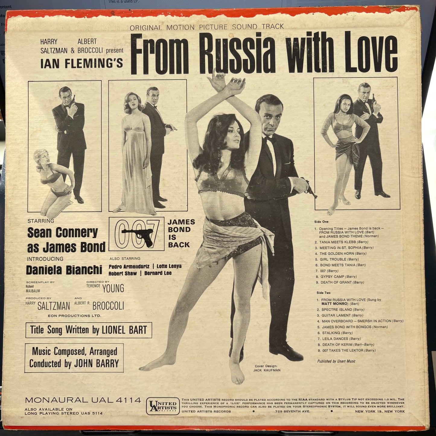 John Barry, "From Russia With Love" (Mono) [VG Used]
