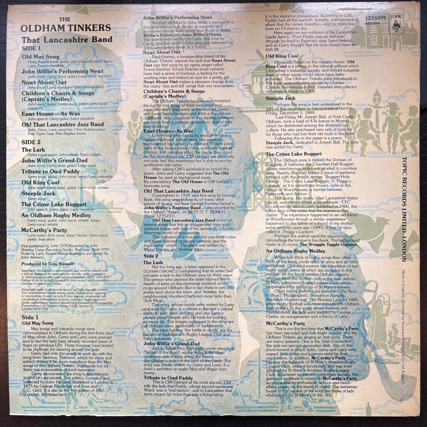 Oldham Tinkers, "That Lancashire Band" [VG+ Used]