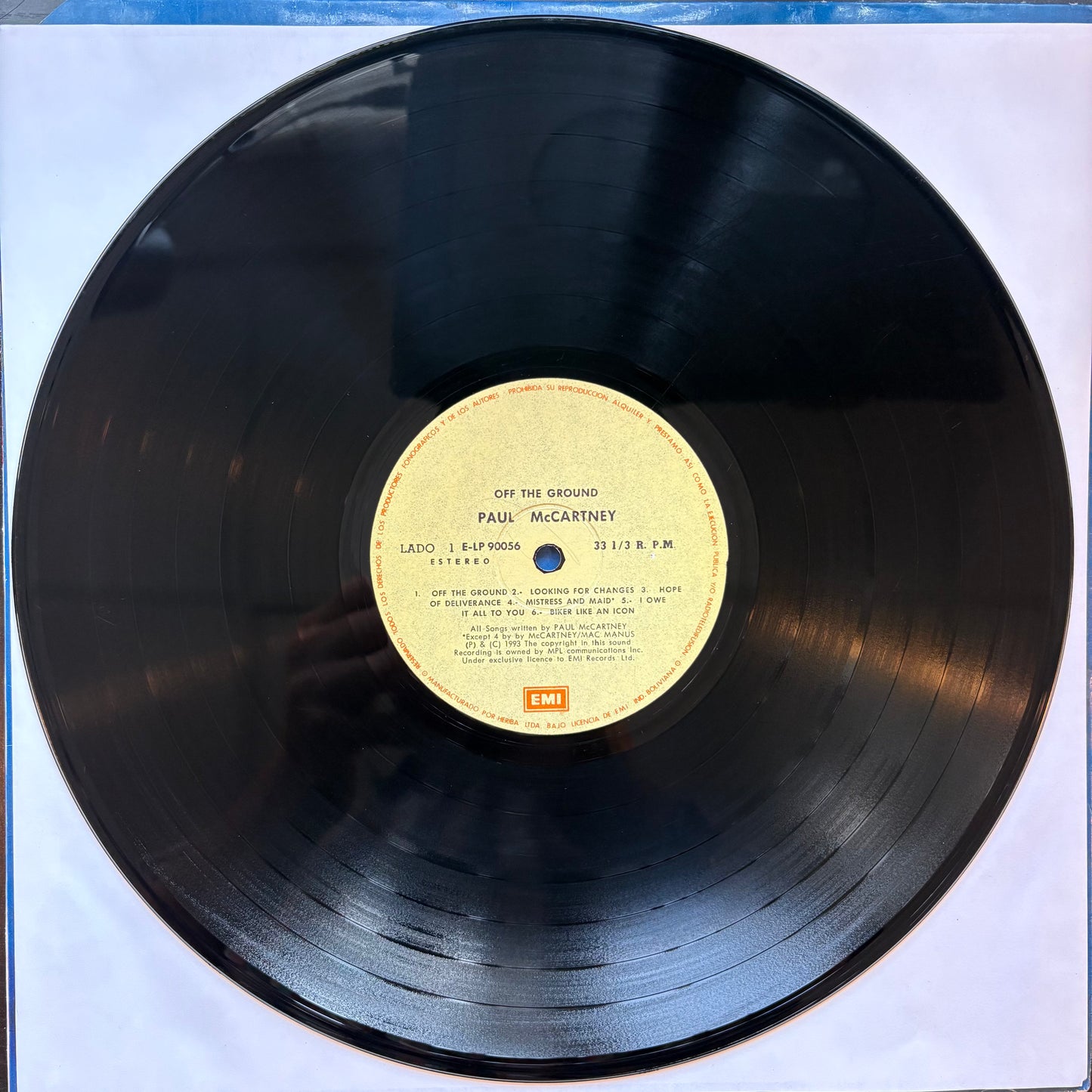 Paul McCartney, "Off the Ground" [VG- Used]