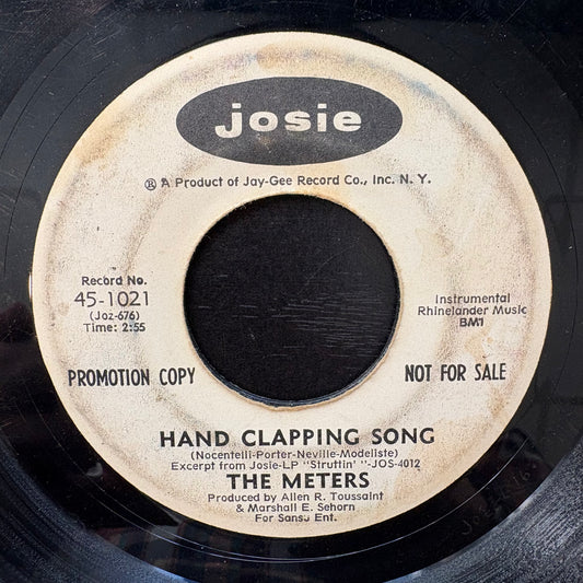 Meters, "Hand Clapping Song" (7") (Promo) [Fair Used]