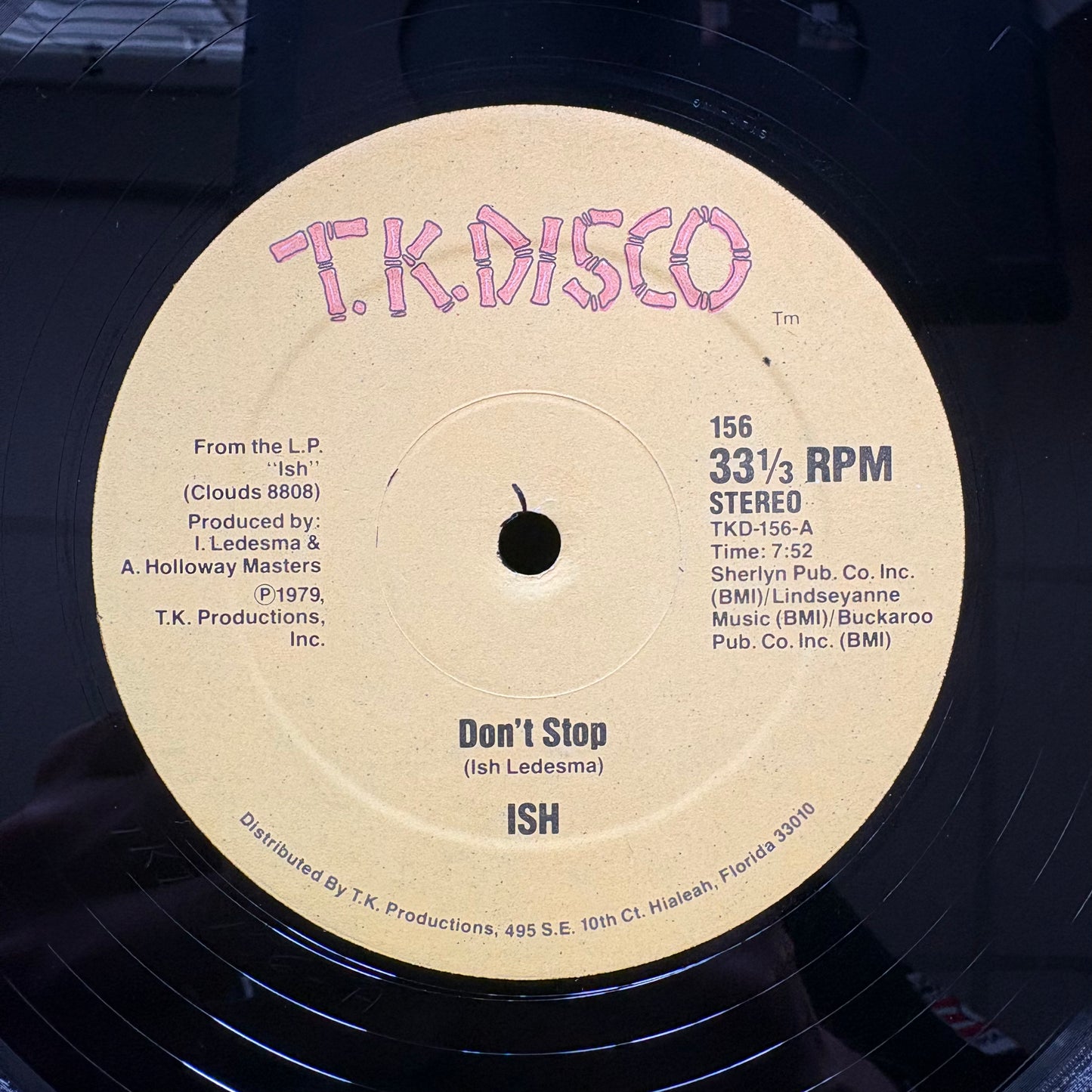 Ish, "Don't Stop" (12") [VG Used]
