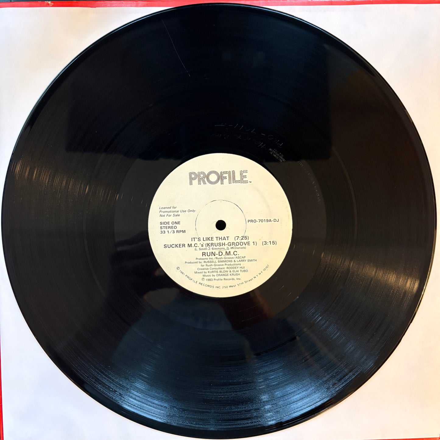 Run-D.M.C., "It's Like That" (12") (Promo) [VG- Used]