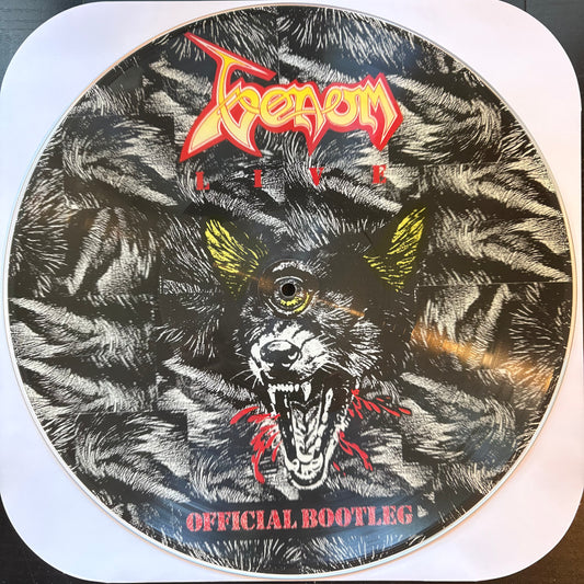 Venom, "Live Official Bootleg" (Picture Disc) [VG- Used]