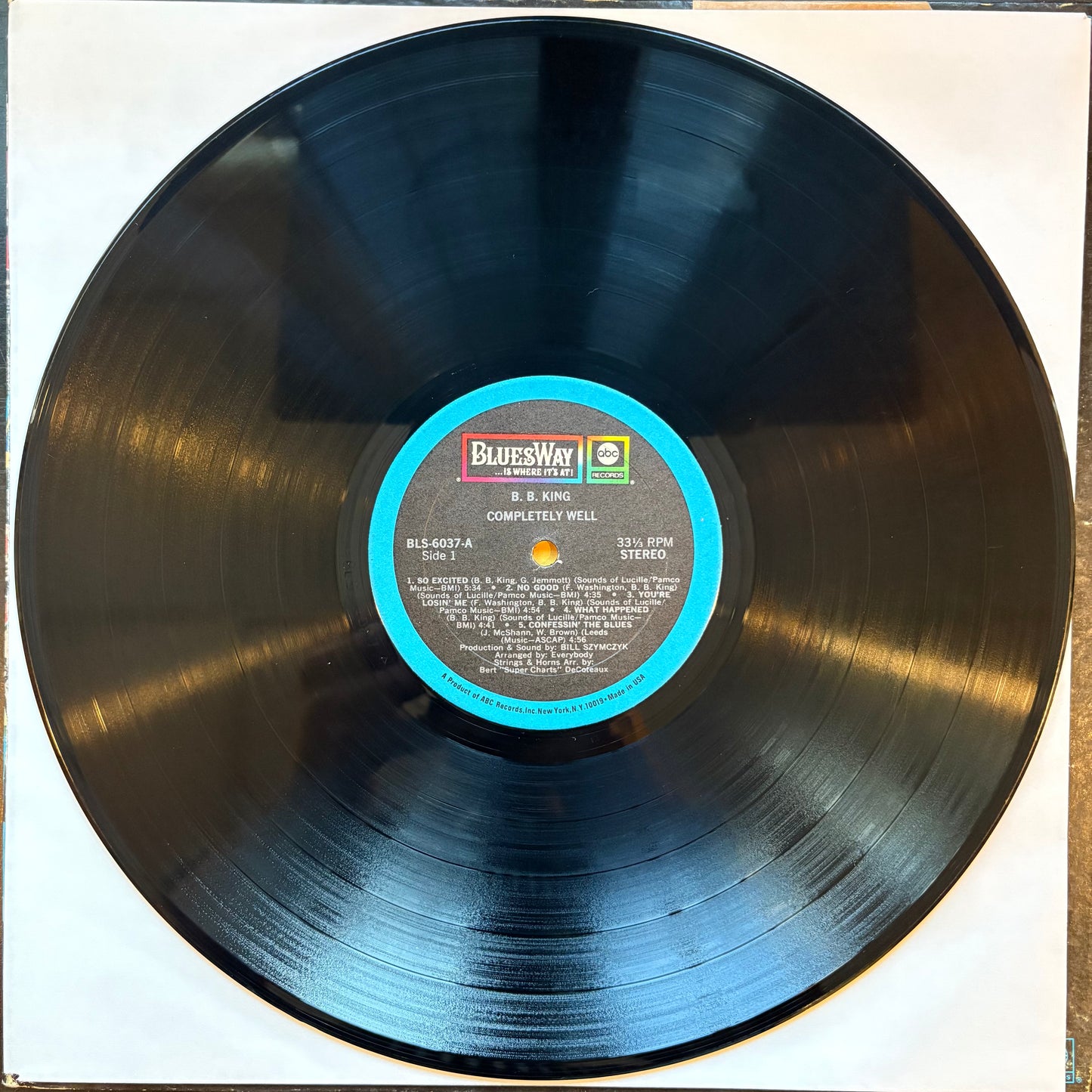 B.B. King, "Completely Well" [VG- Used]
