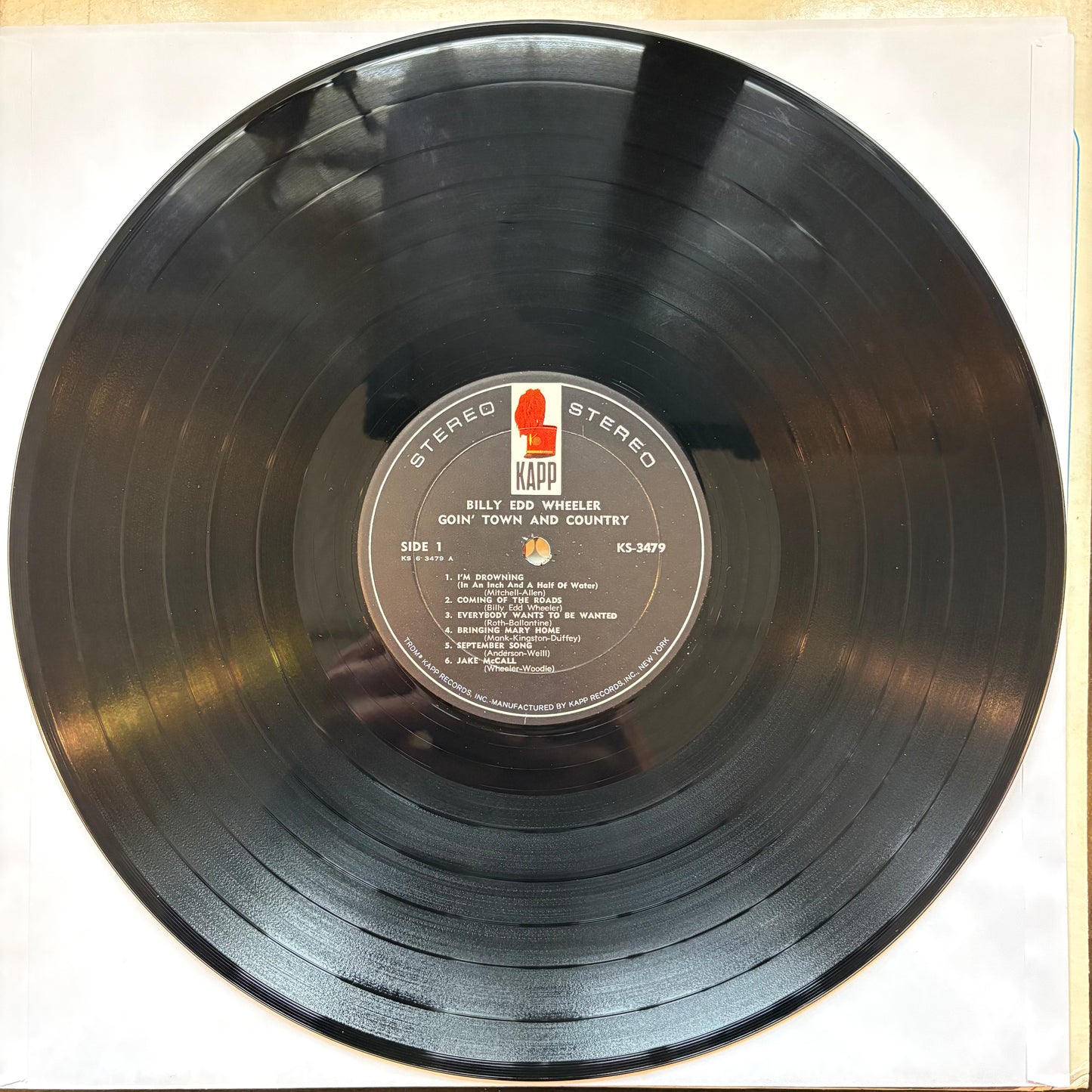 Billy Edd Wheeler, "Goin' Town and Country" [VG+ Used]