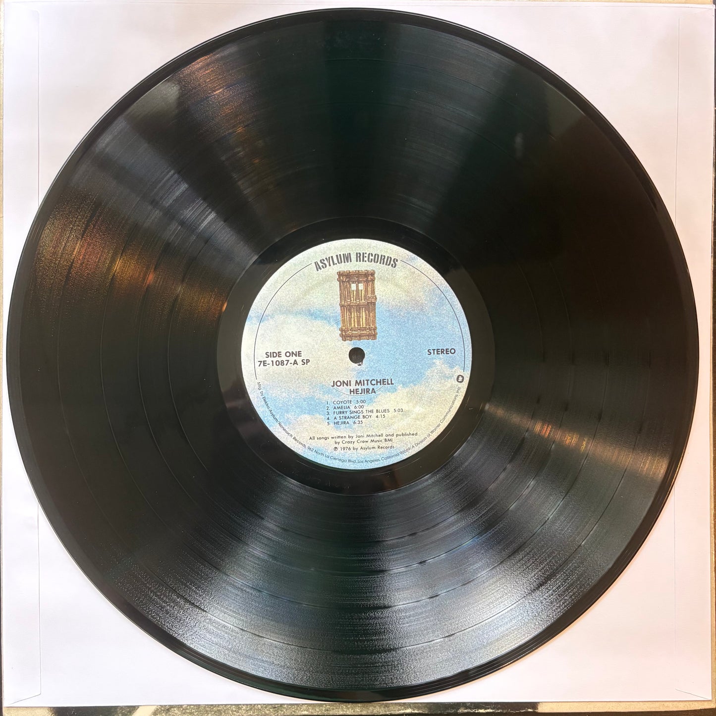 Joni Mitchell, "Hejira" (LP) [VG- Used]