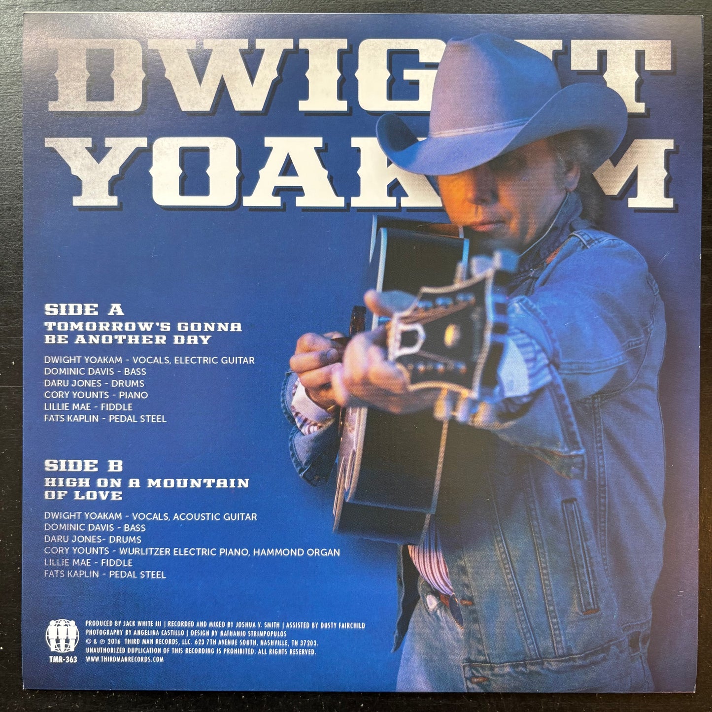 Dwight Yoakam, "Tomorrow's Gonna Be Another Day" (7") (Tri-Color Vinyl) [VG Used]