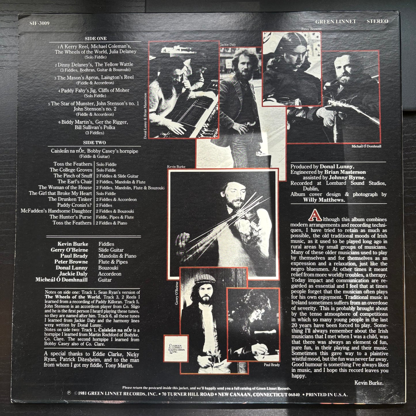 Kevin Burke, "If the Cap Fits..." [VG Used]