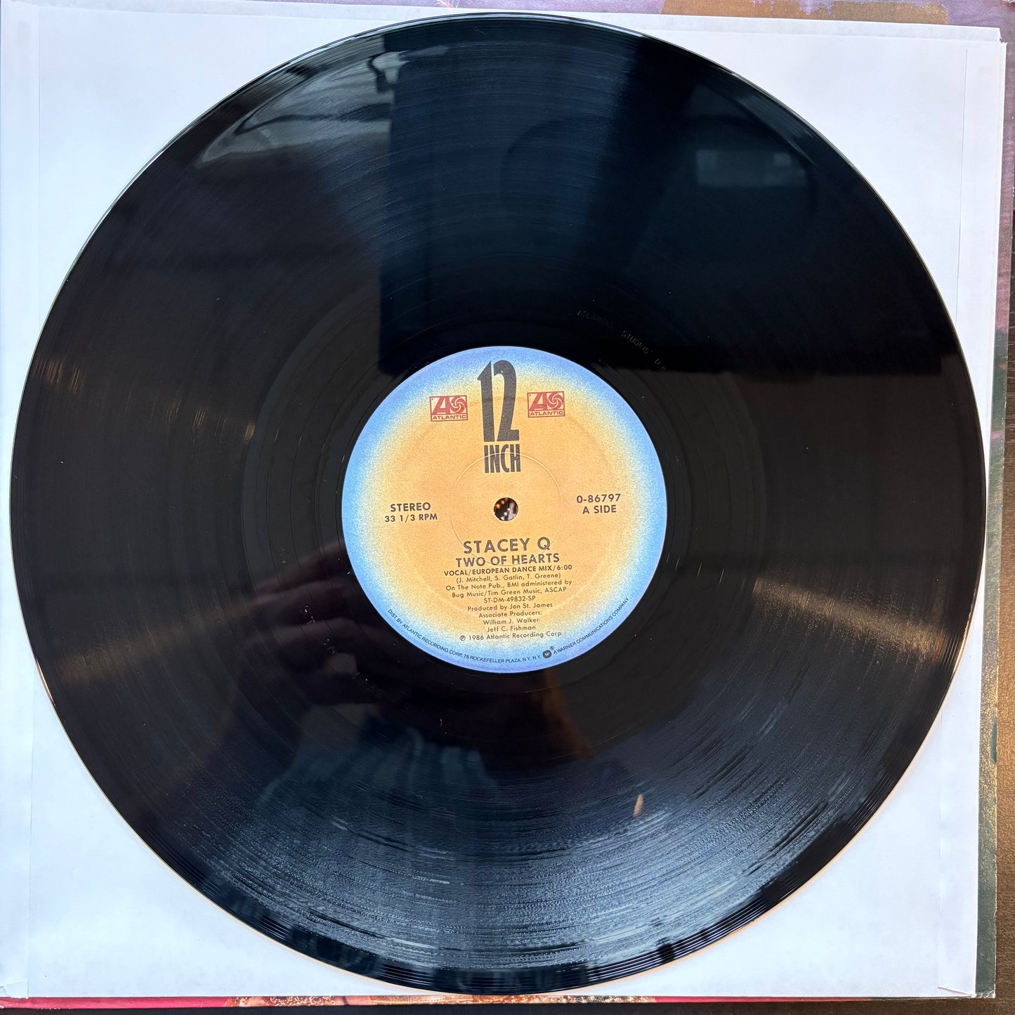 Stacey Q, "Two of Hearts (European Mix)" (12") [VG+ Used]