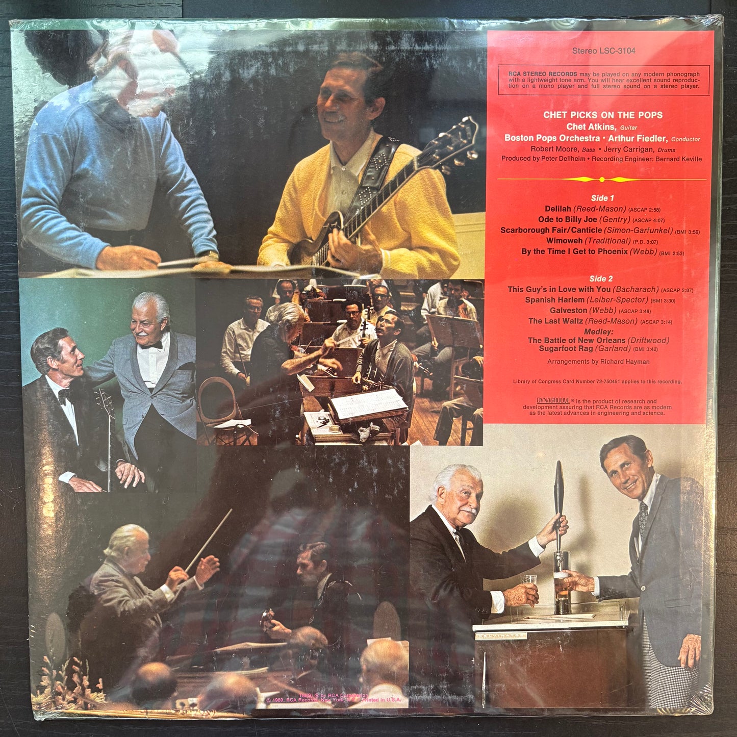 Chet Atkins / Boston Pops / Arthur Fieldler, "Chet Picks on the Pops" (Sealed) [Used]