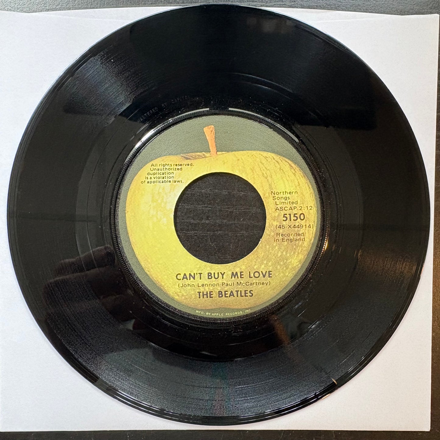 Beatles, "Can't Buy Me Love" (7") [VG+ Used]