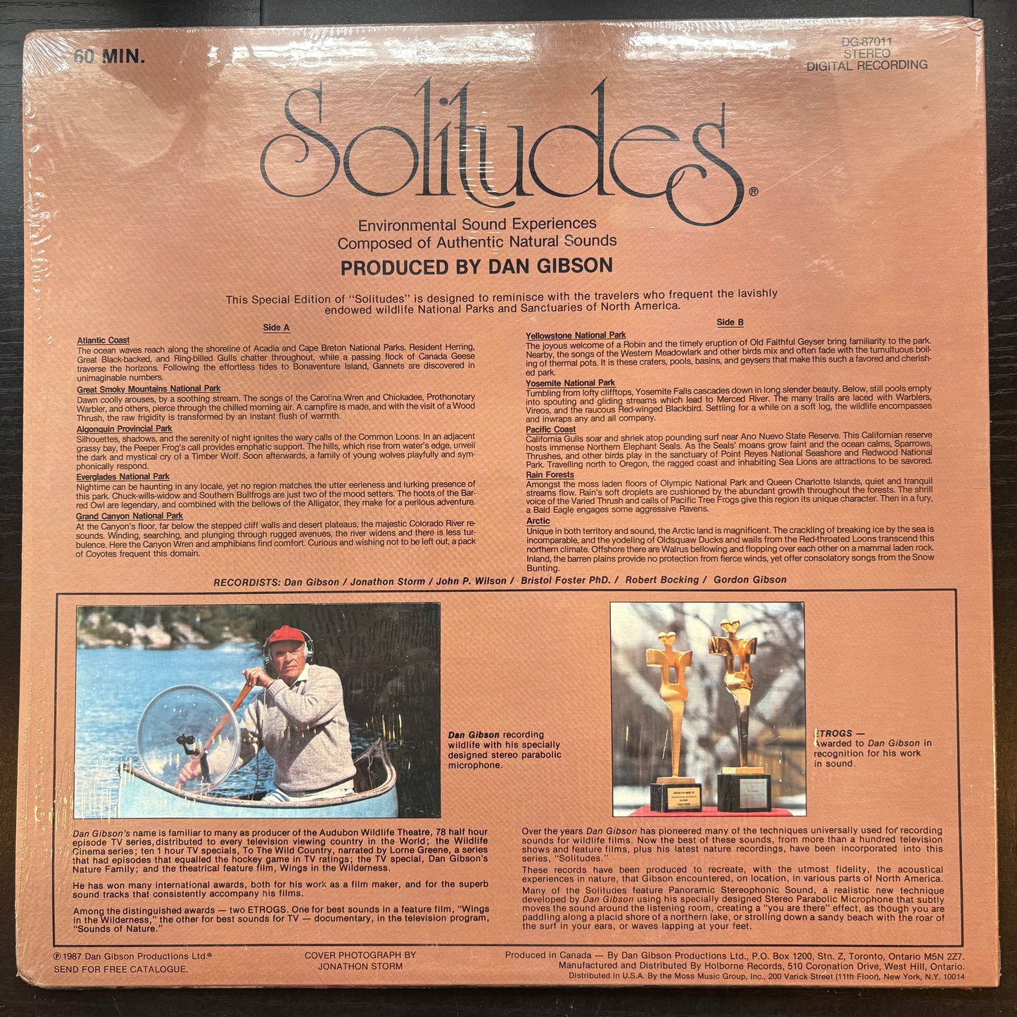 Dan Gibson, "Solitudes Vol. 11: National Parks and Sanctuaries Edition" [VG+ Used]