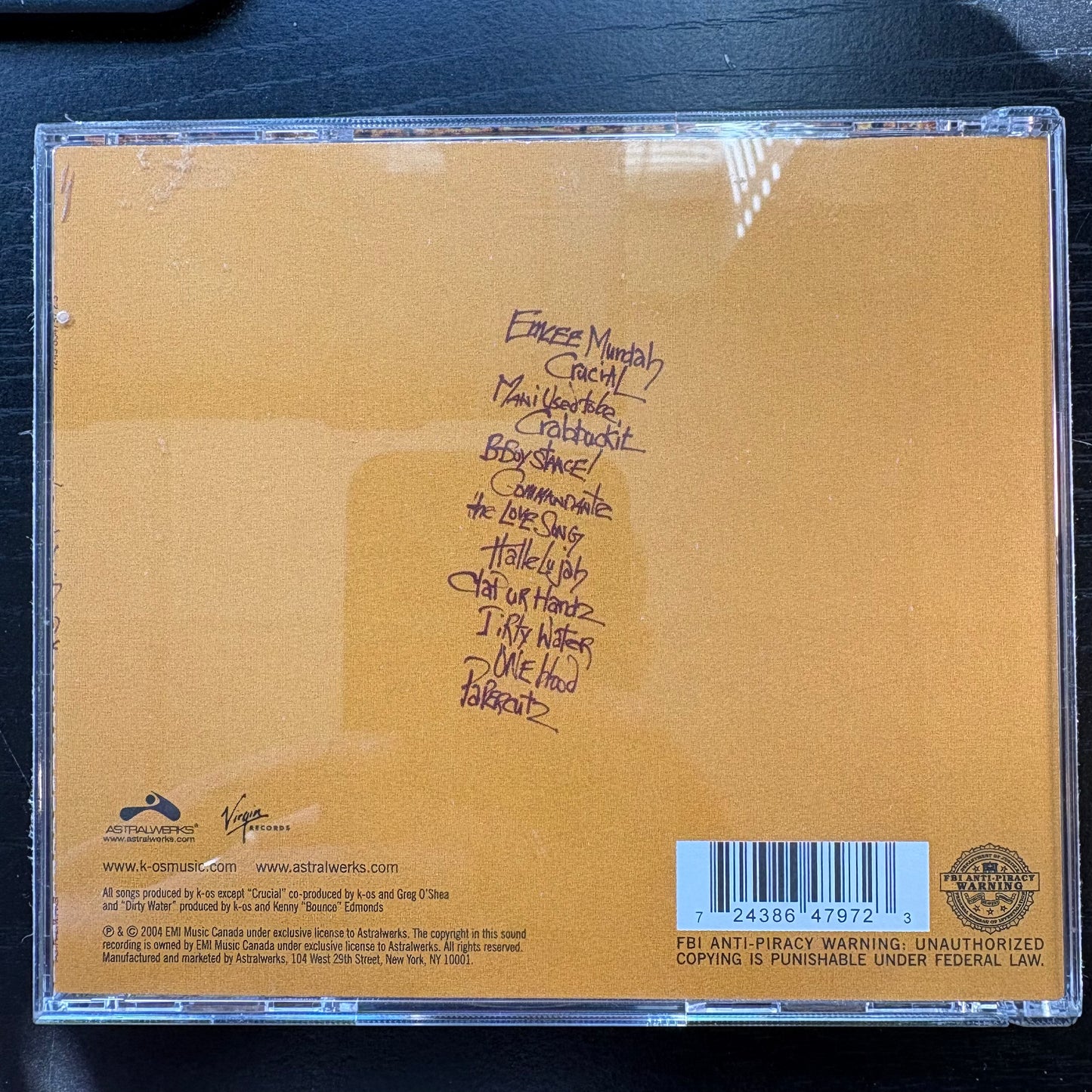 K-OS, "Joyful Rebellion" [Used CD]
