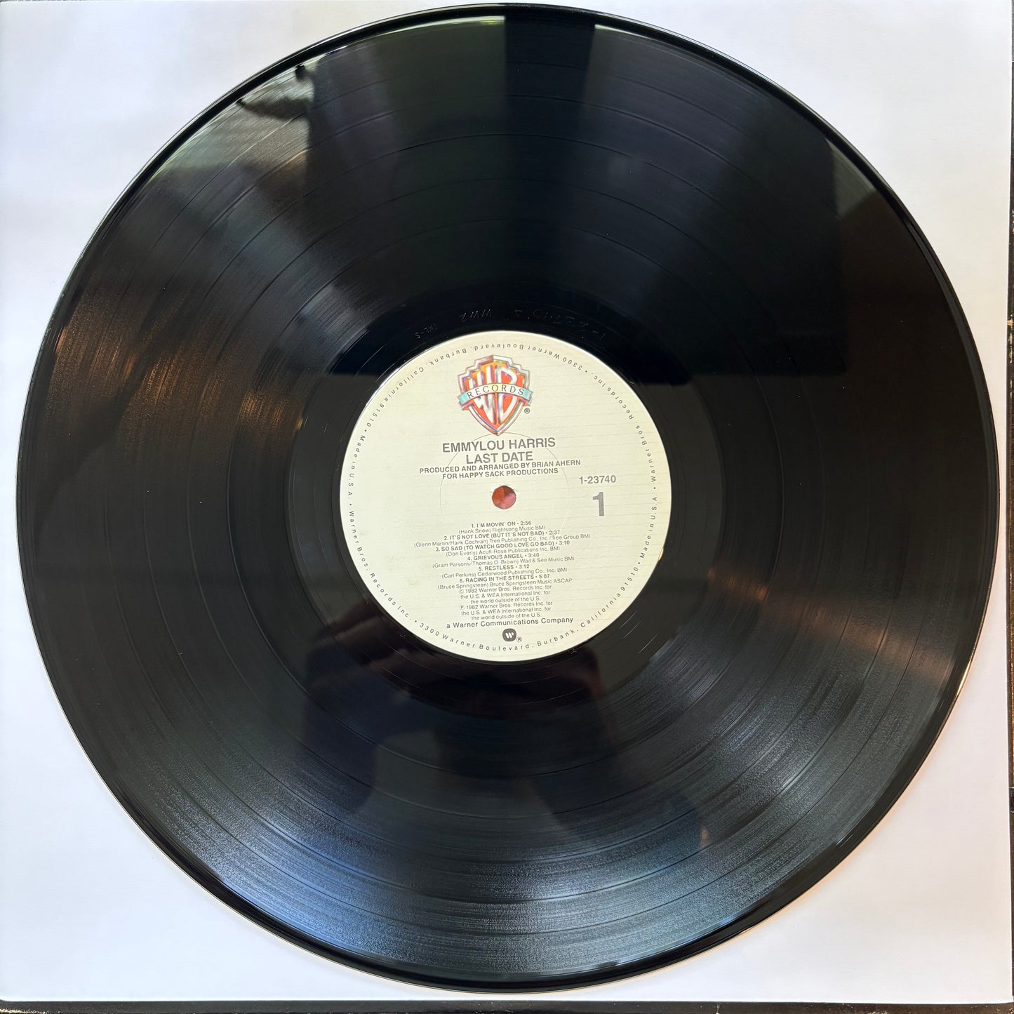 Emmylou Harris, "Last Date" [EX Used]
