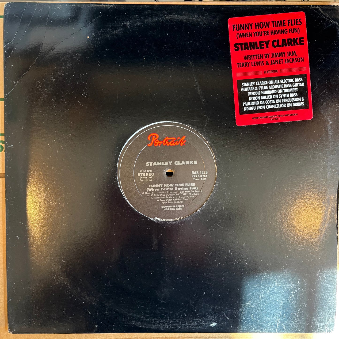 Stanley Clarke, "Funny How Time Flies (When You're Having Fun)" (Promo 12") [VG Used]