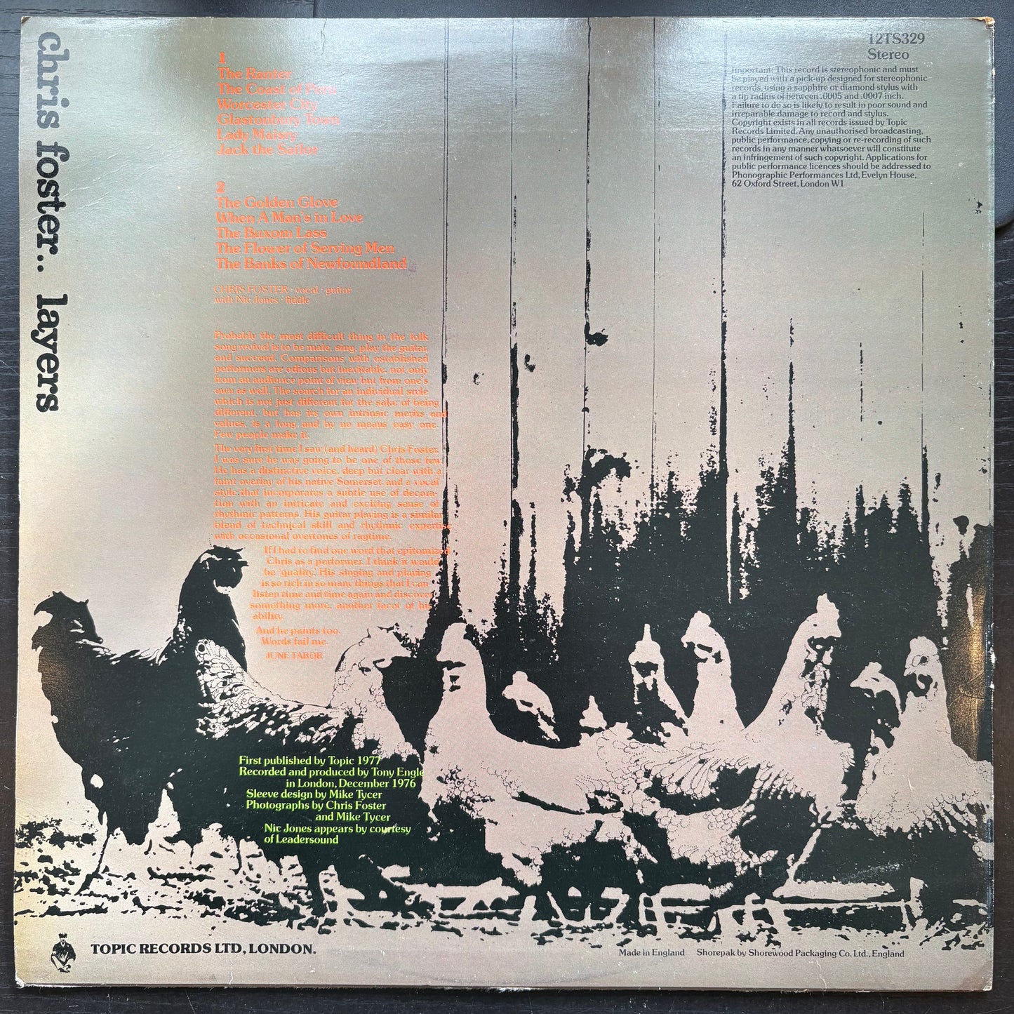 Chris Foster, "Layers" [VG Used]