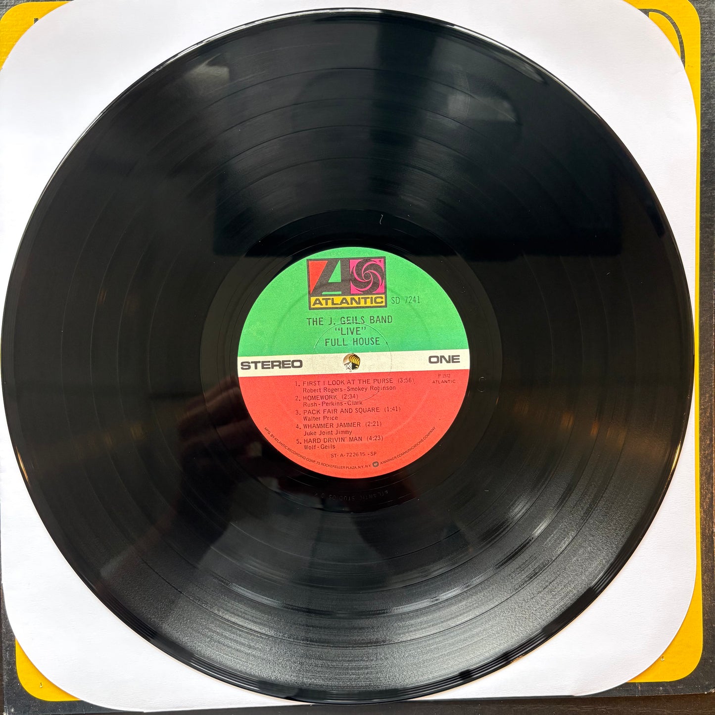 J. Geils Band, "'Live' Full House" [VG+ Used]