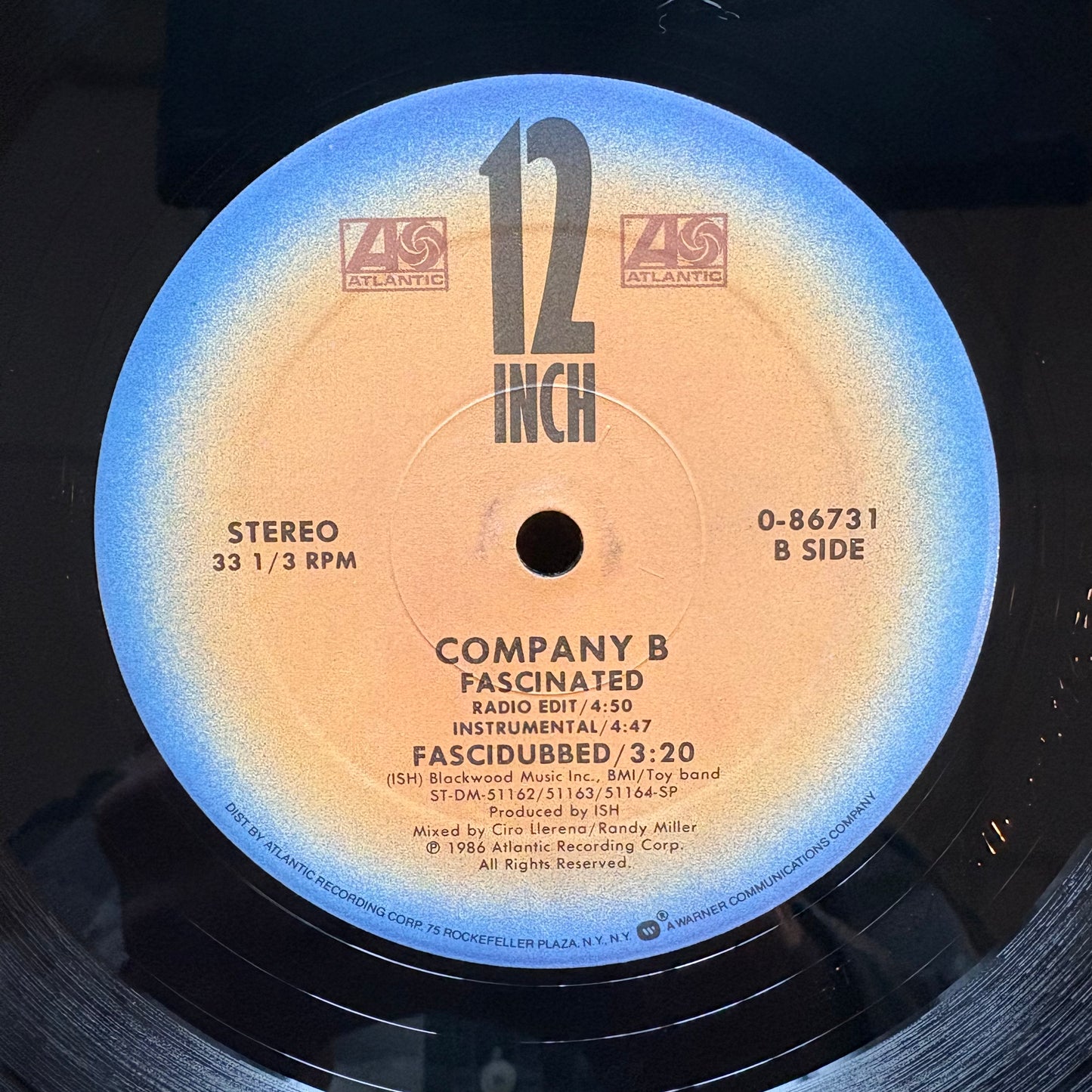 Company B, "Fascinated" (12") [VG+ Used]