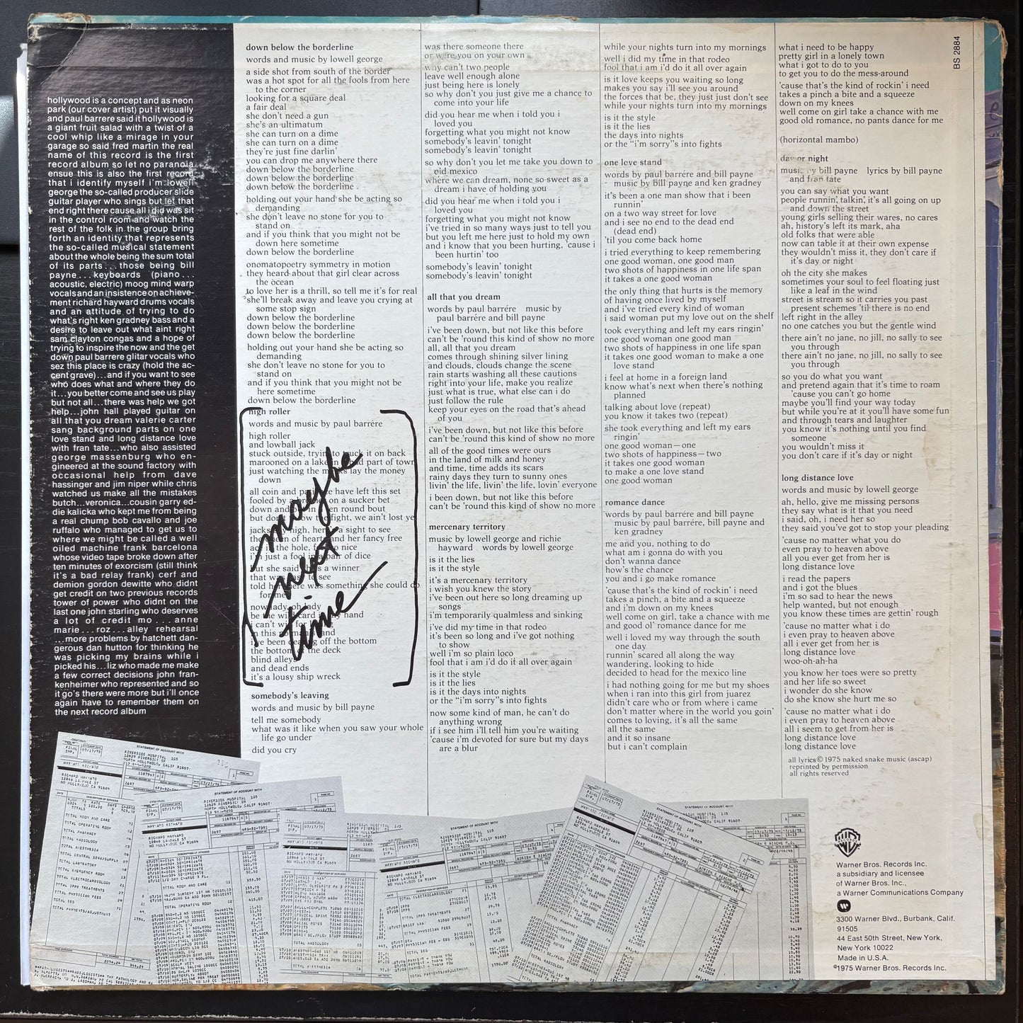 Little Feat, "The Last Record Album" [VG Used]