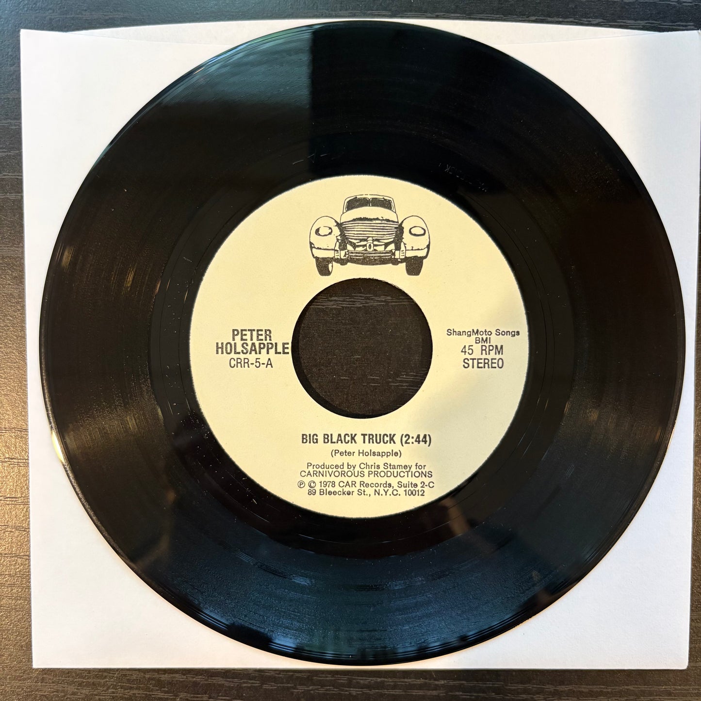 Peter Holsapple, "Big Black Truck" (7") [VG Used]