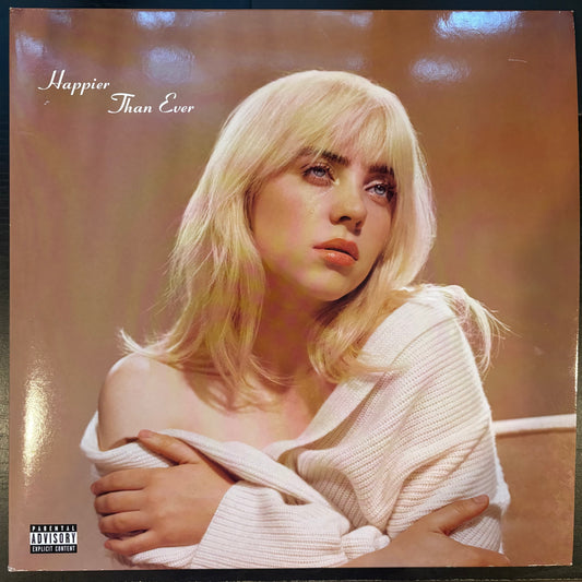 Billie Eilish, "Happier Than Ever" (Pale Blue Vinyl) [VG+ Used]