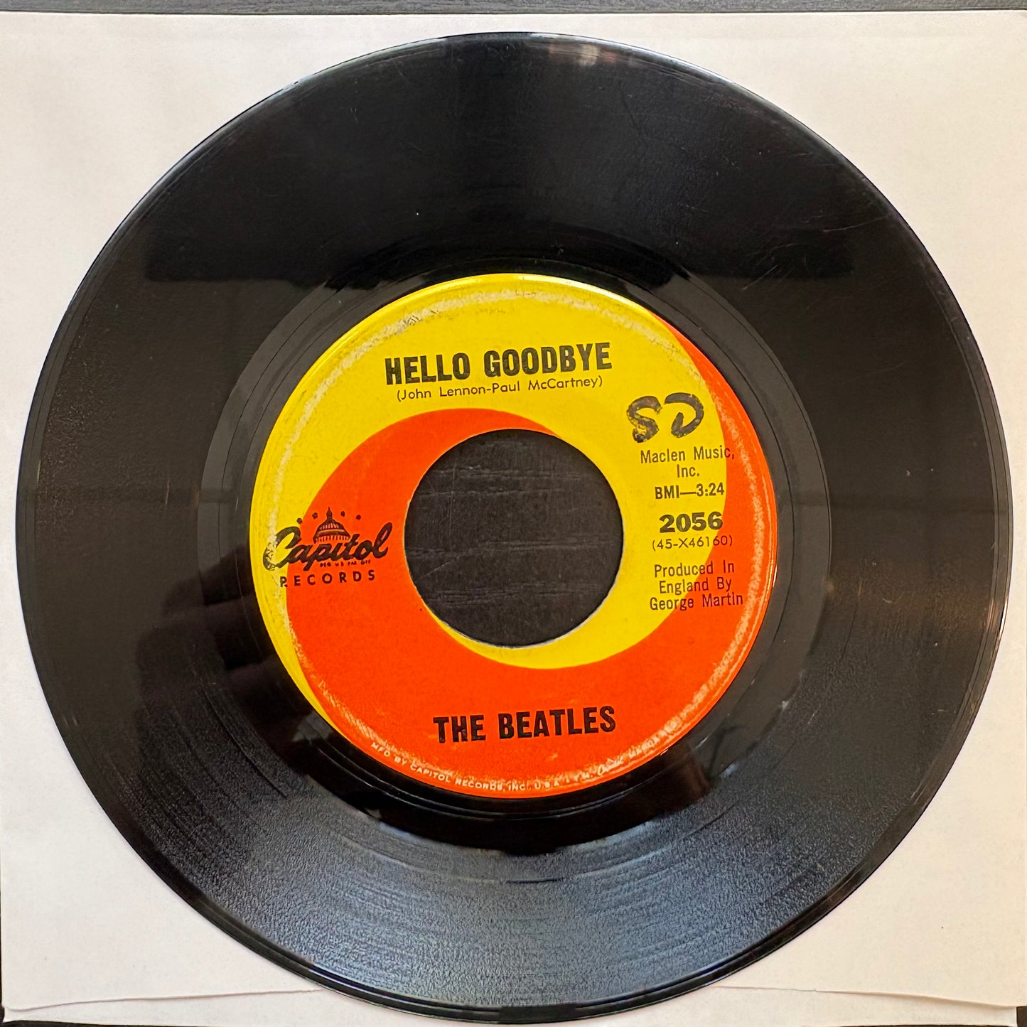 Beatles, "Hello Goodbye" (7") [G Used]