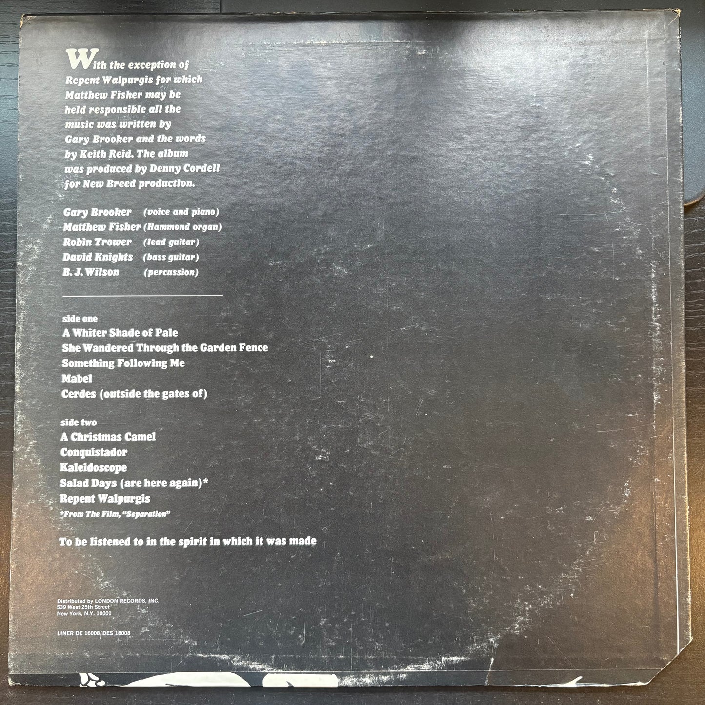 Procol Harum, "Procol Harum" [VG- Used]