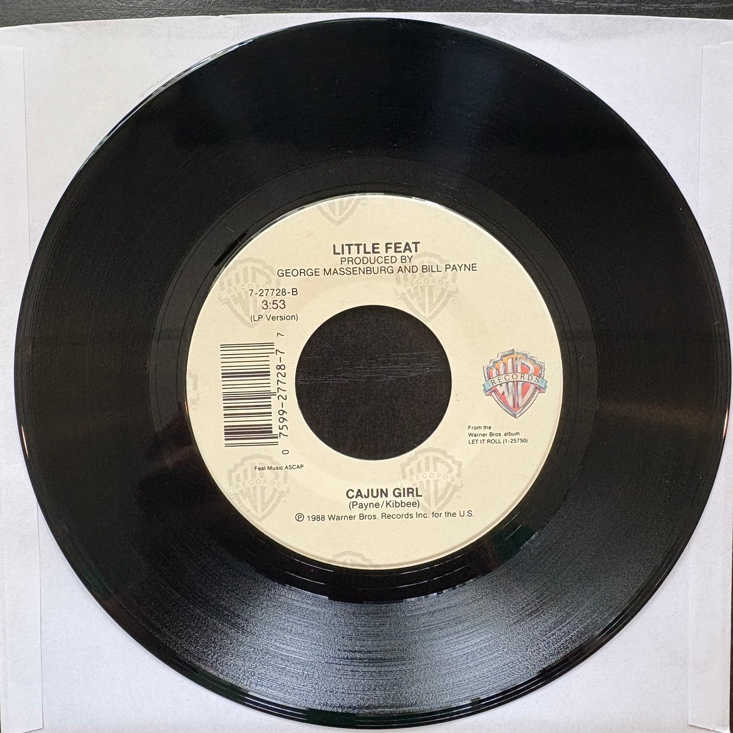 Little Feat, "Hate to Lose Your Lovin'" (7") [VG+ Used]