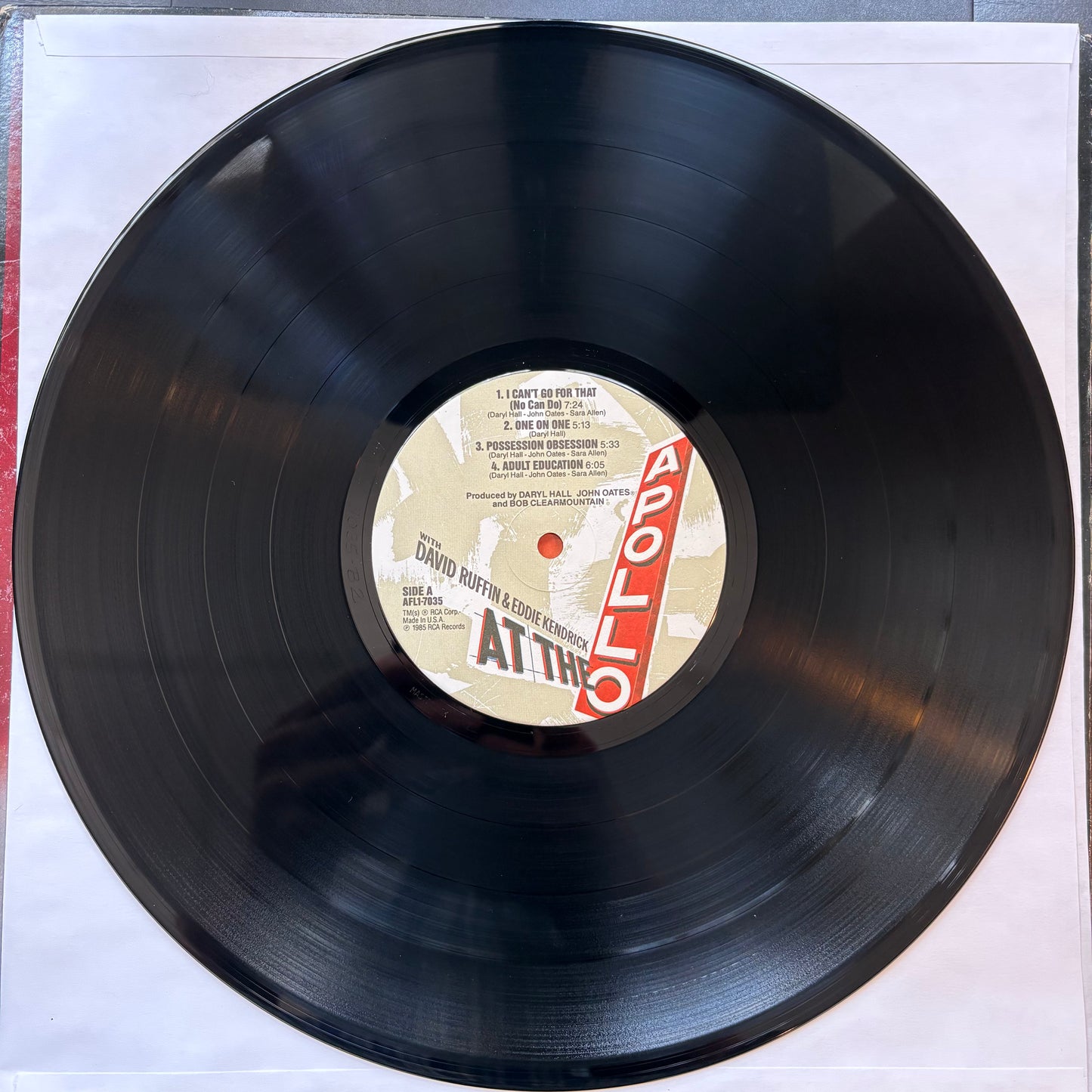 Daryl Hall & John Oates, "Live at The Apollo" (LP) [VG Used]