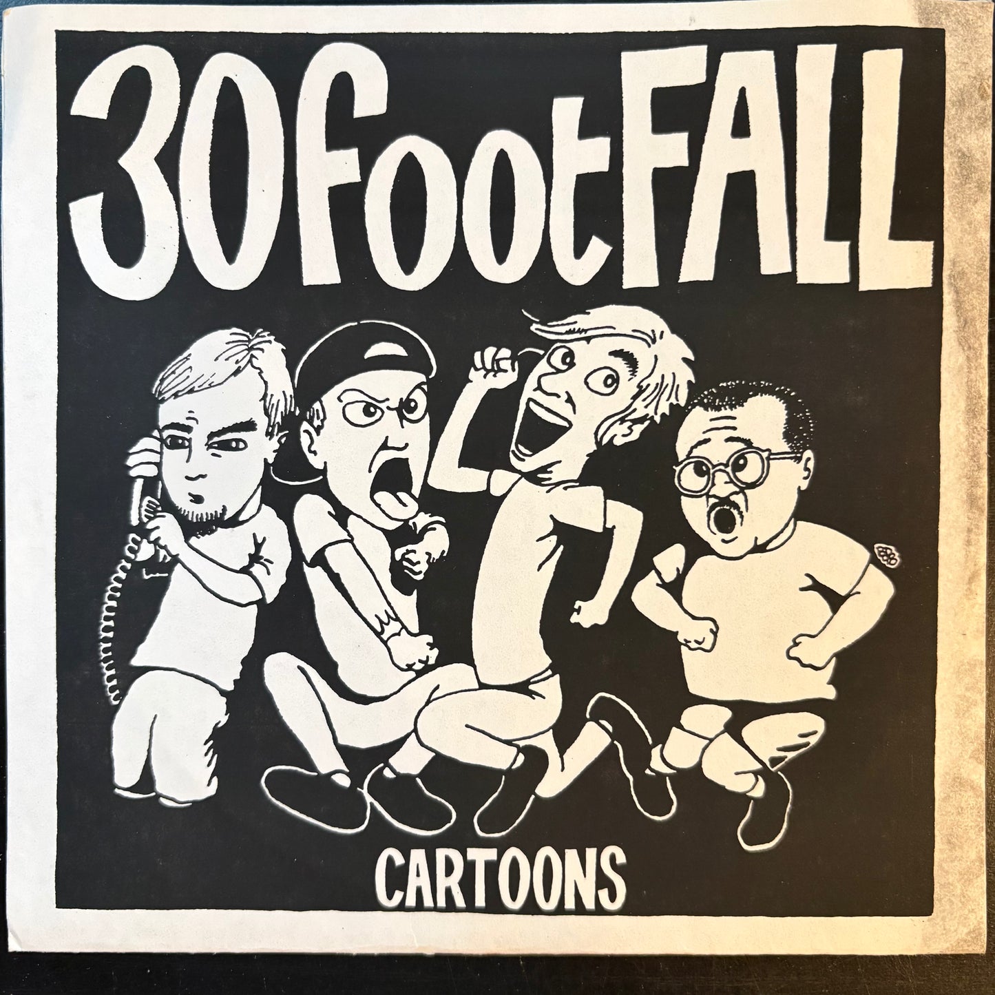 30footFALL, "Cartoons" (7") [VG Used]
