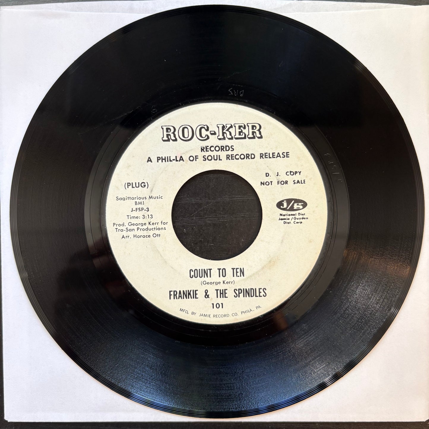 Frankie & The Spindles, "Count to Ten" (Promo) (7") [VG Used]