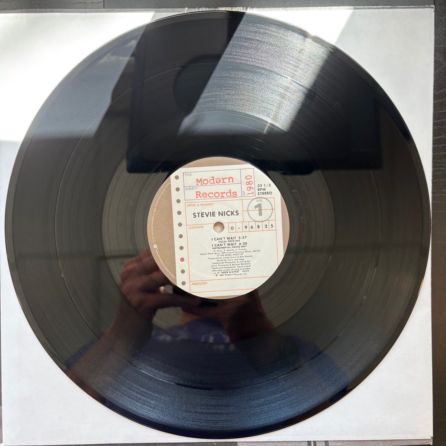 Stevie Nicks, "I Can't Wait" (12") [VG+ Used]