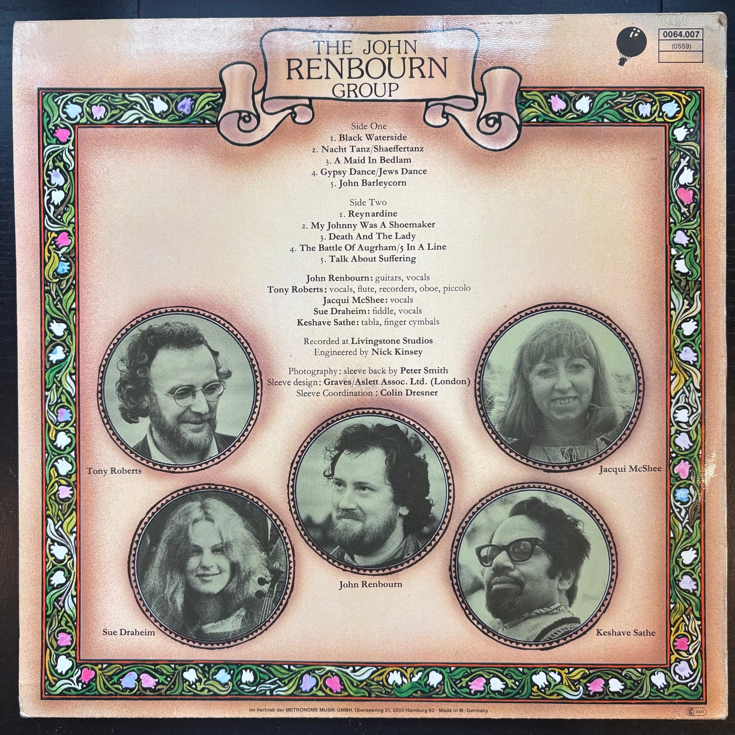 John Renbourn Group, "A Maid in Bedlam" [VG+ Used]