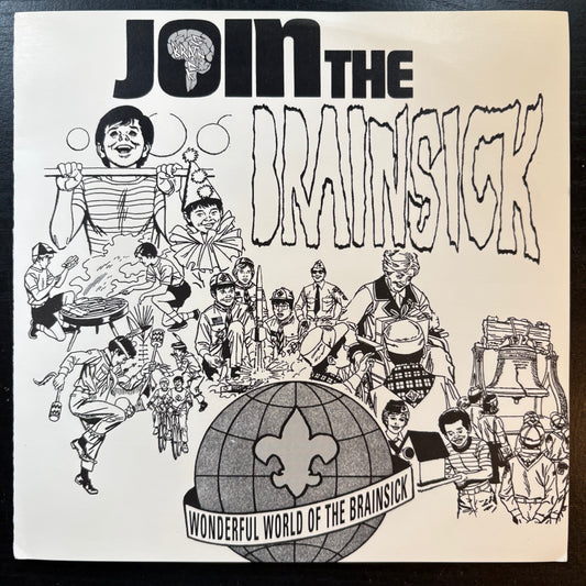 Brainsick, "Join the Brainsick" (7" EP) (Red Vinyl) [VG+ Used]