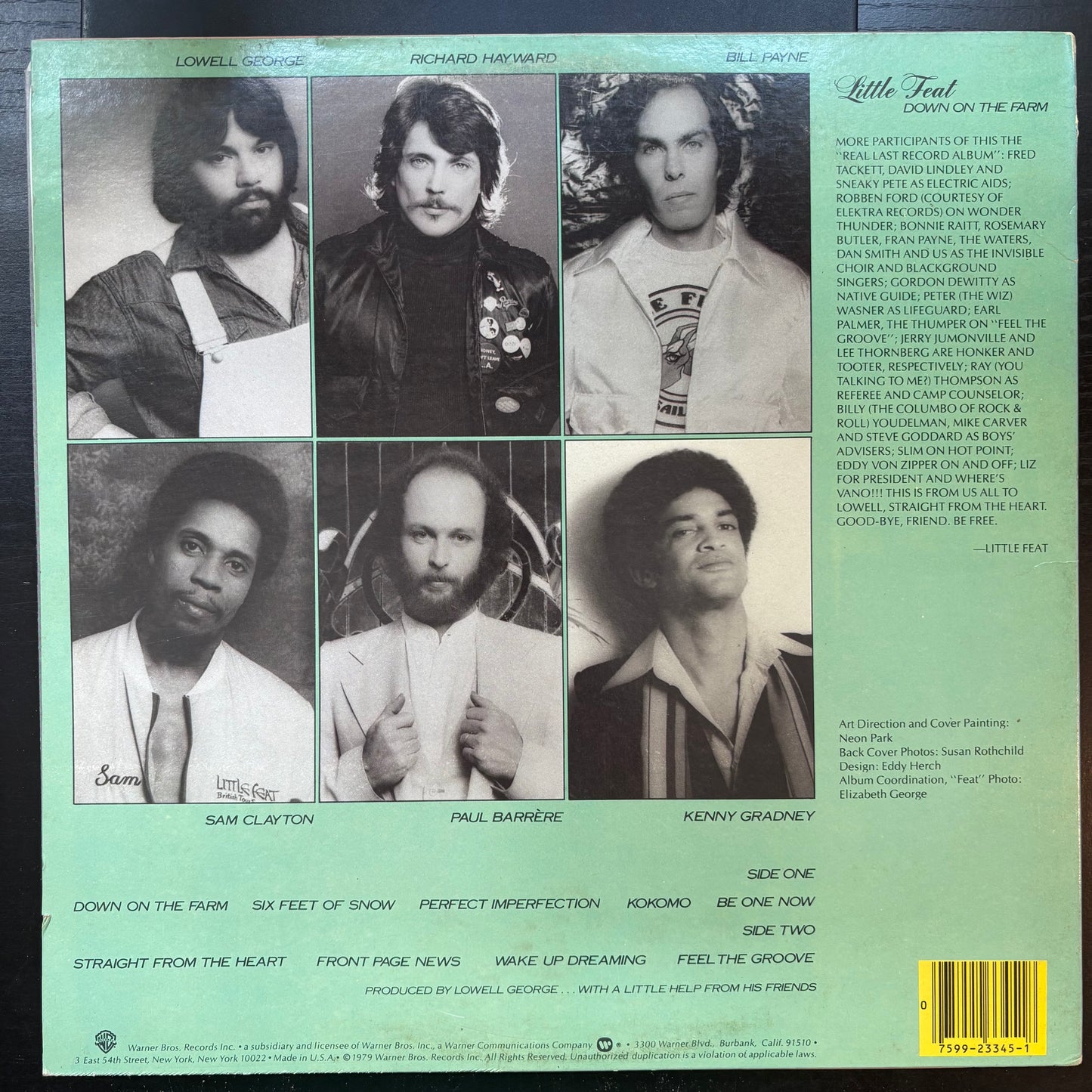Little Feat, "Down on the Farm" [VG Used]