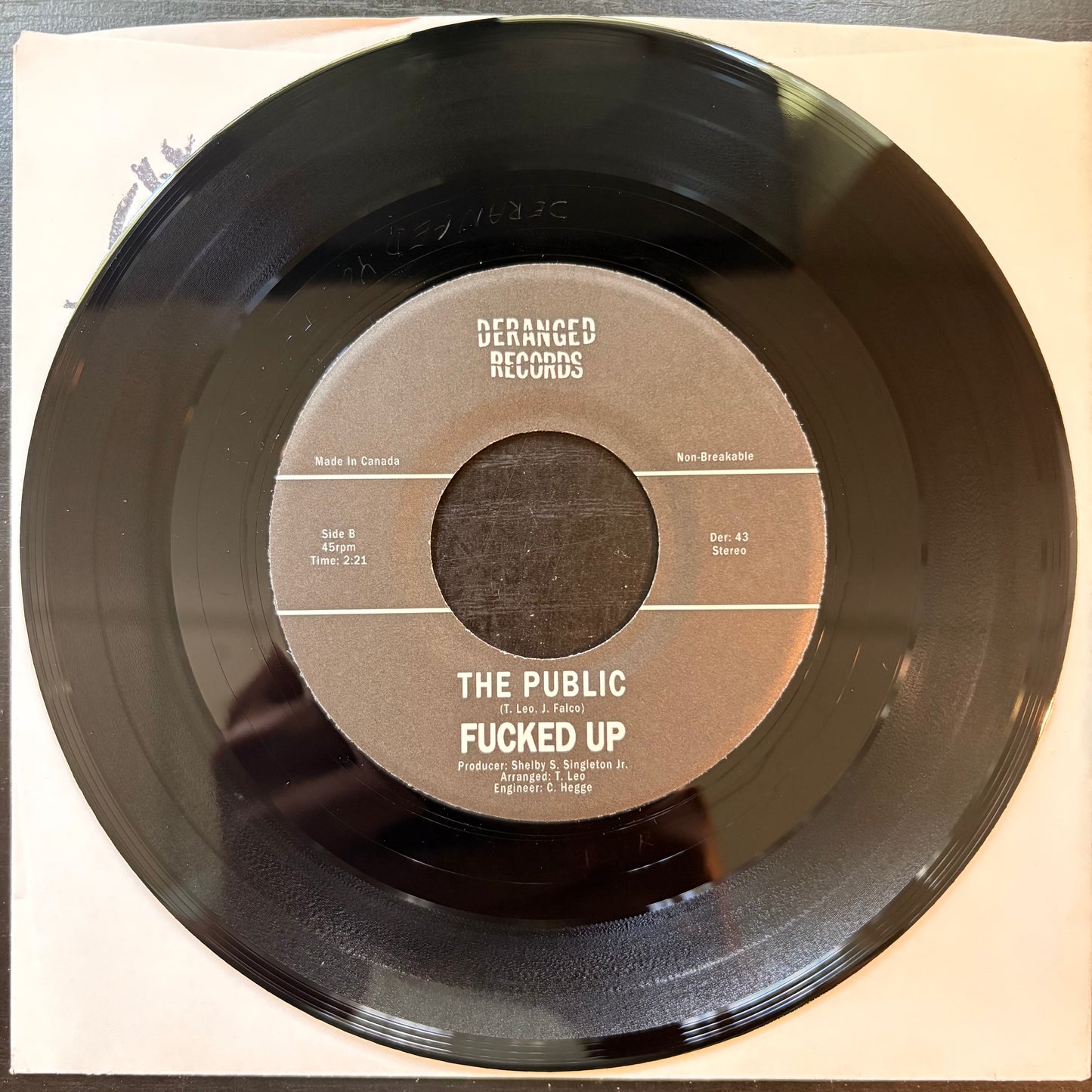 Fucked Up, "Baiting the Public" (7") [VG+ Used]