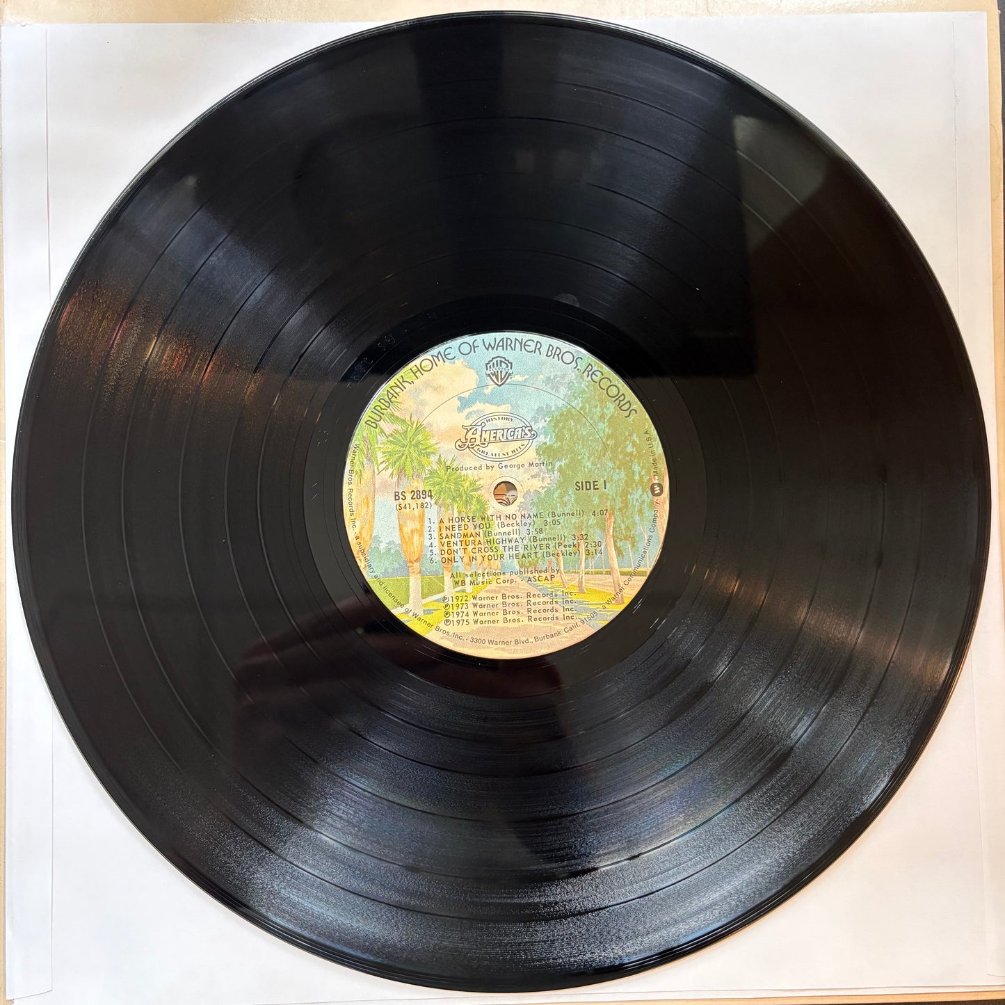 America, "History: America's Greatest Hits" (LP) [VG Used]