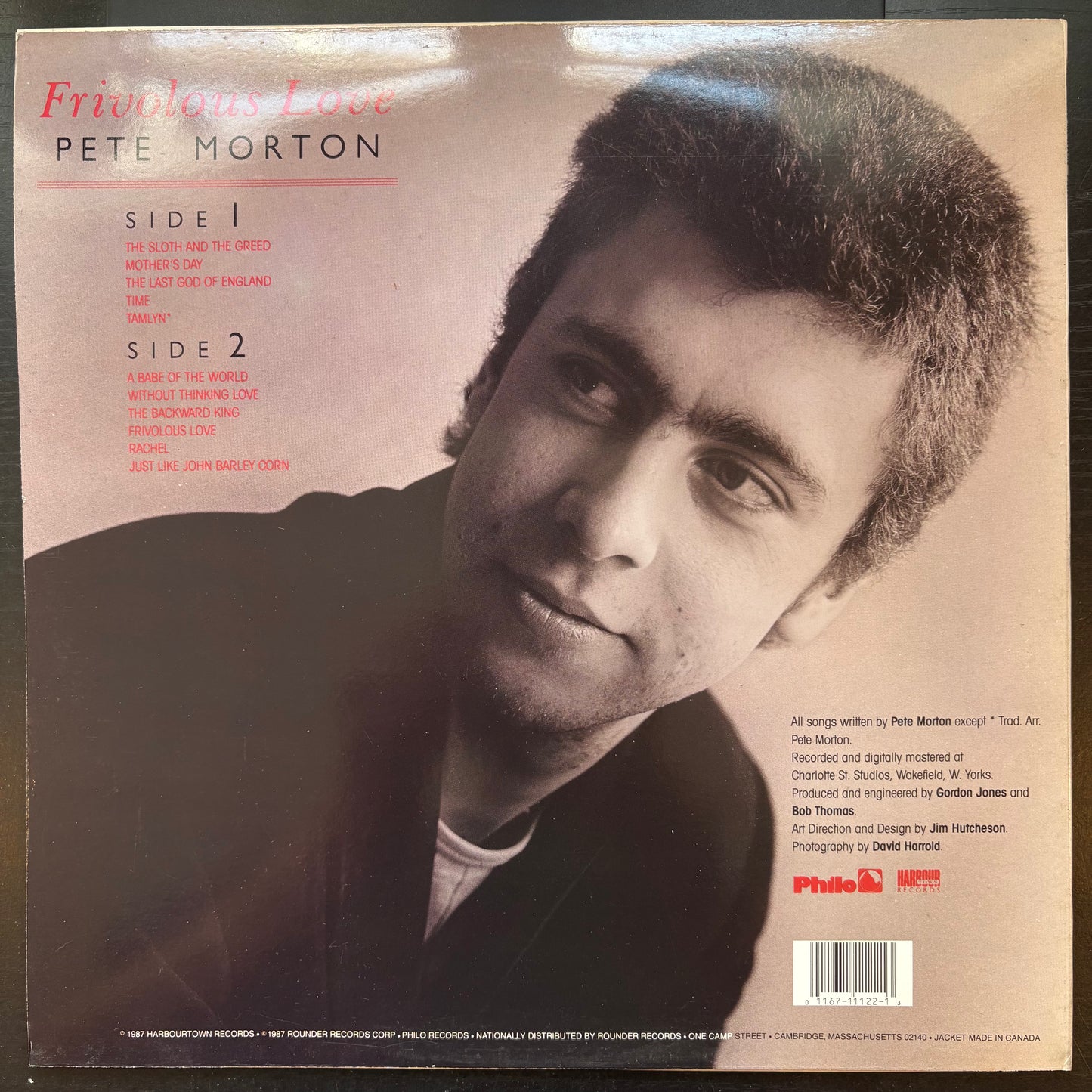 Pete Morton, "Frivolous Love" [VG+ Used]