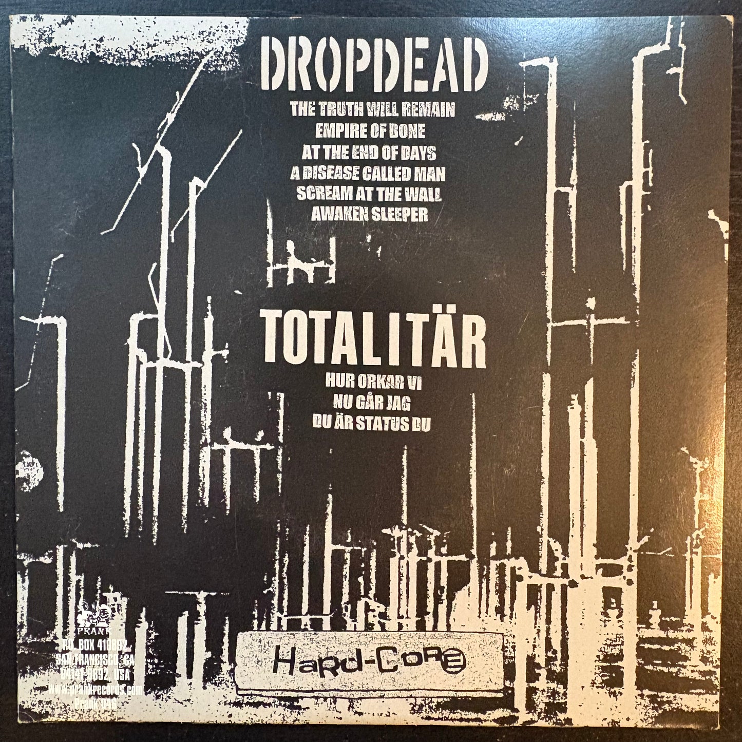 Dropdead / Totalitar, "Split" (7" EP) [VG+ Used]